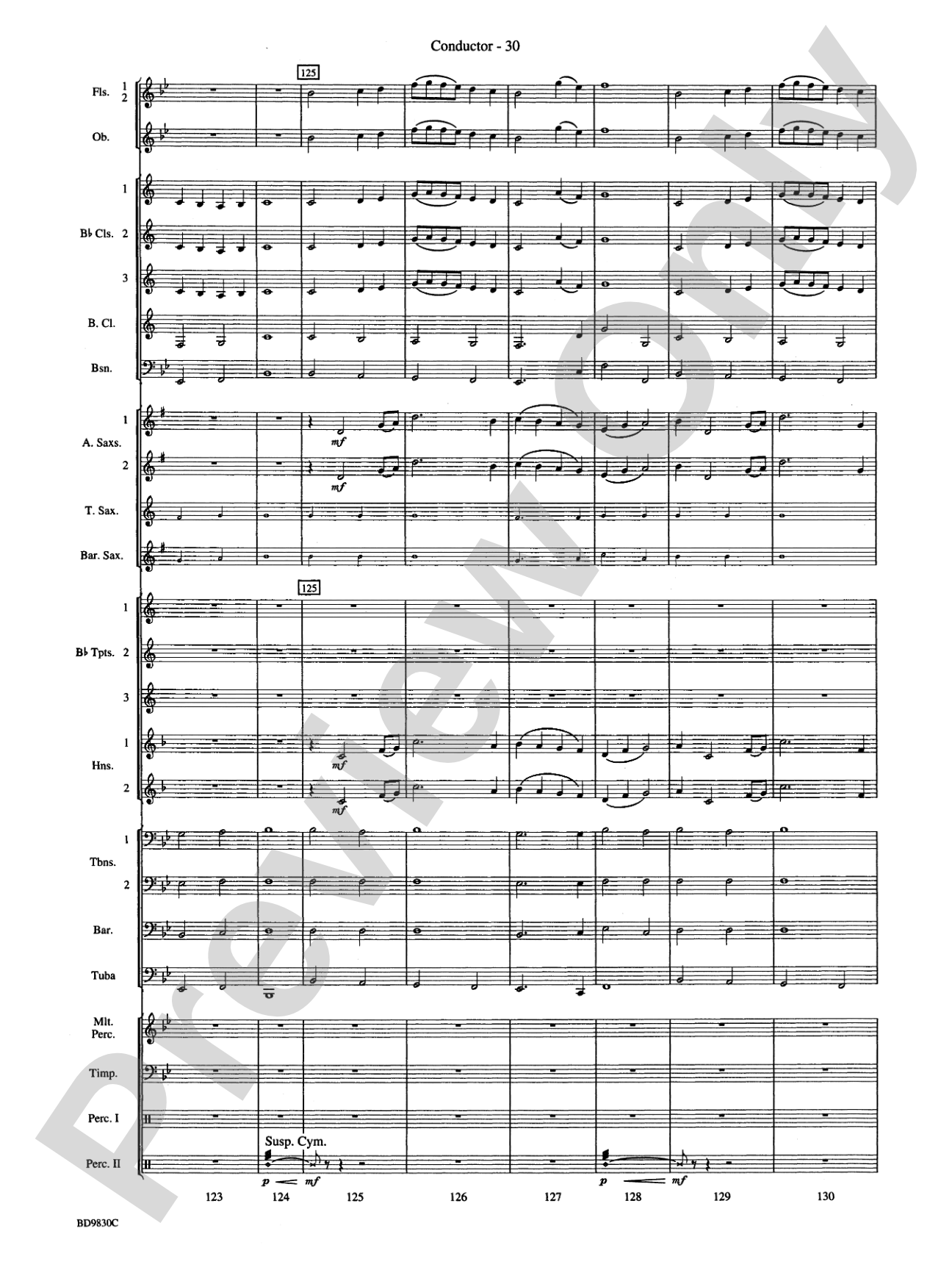 The Spirit of Orpheus (A Sinfonian Celebration): Concert Band Conductor Score & Parts