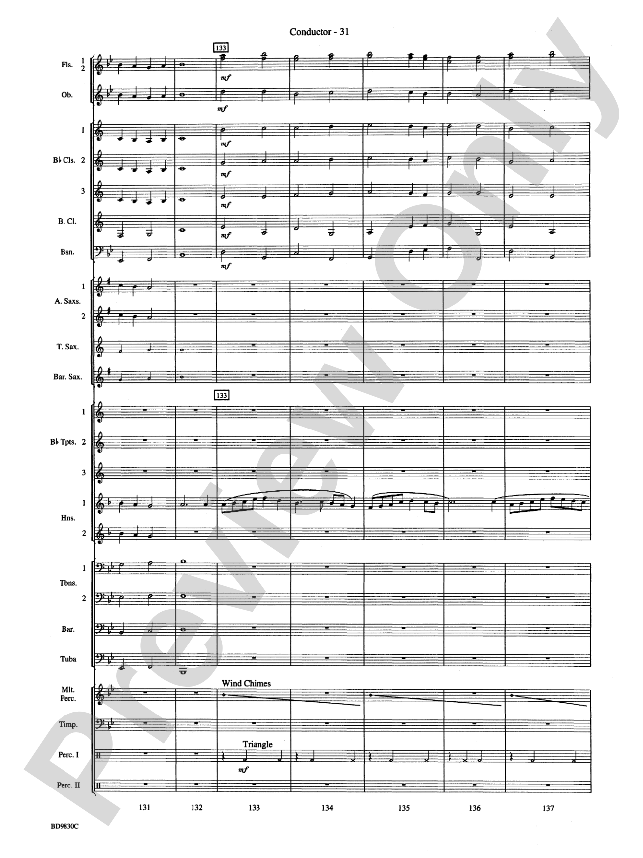 The Spirit of Orpheus (A Sinfonian Celebration): Concert Band Conductor Score & Parts