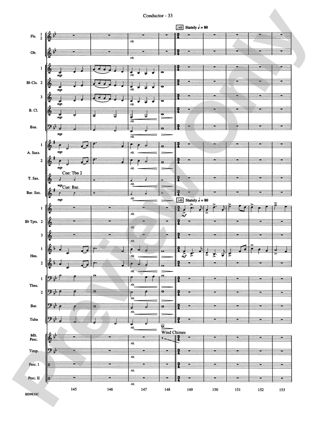 The Spirit of Orpheus (A Sinfonian Celebration): Concert Band Conductor Score & Parts