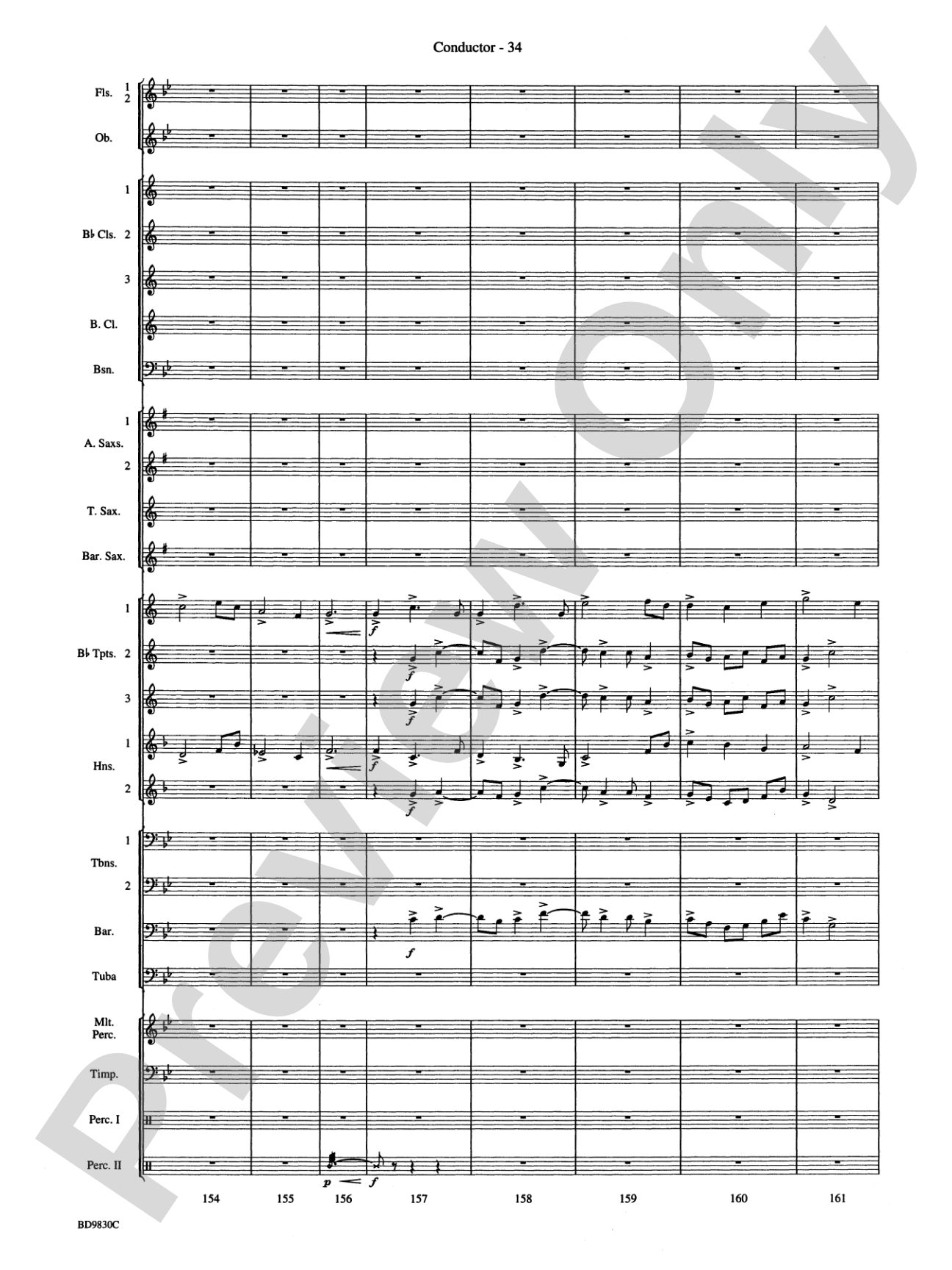 The Spirit of Orpheus (A Sinfonian Celebration): Concert Band Conductor Score & Parts