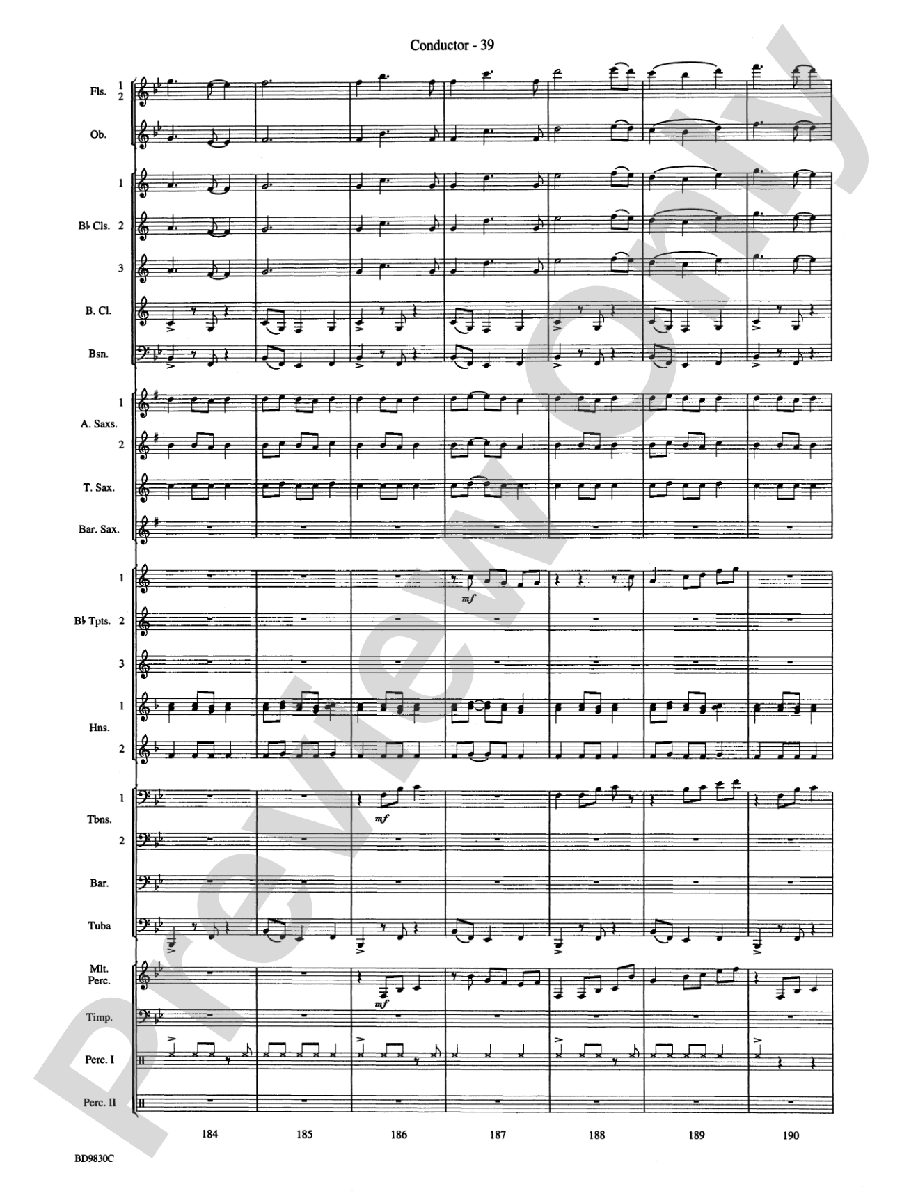 The Spirit of Orpheus (A Sinfonian Celebration): Concert Band Conductor Score & Parts