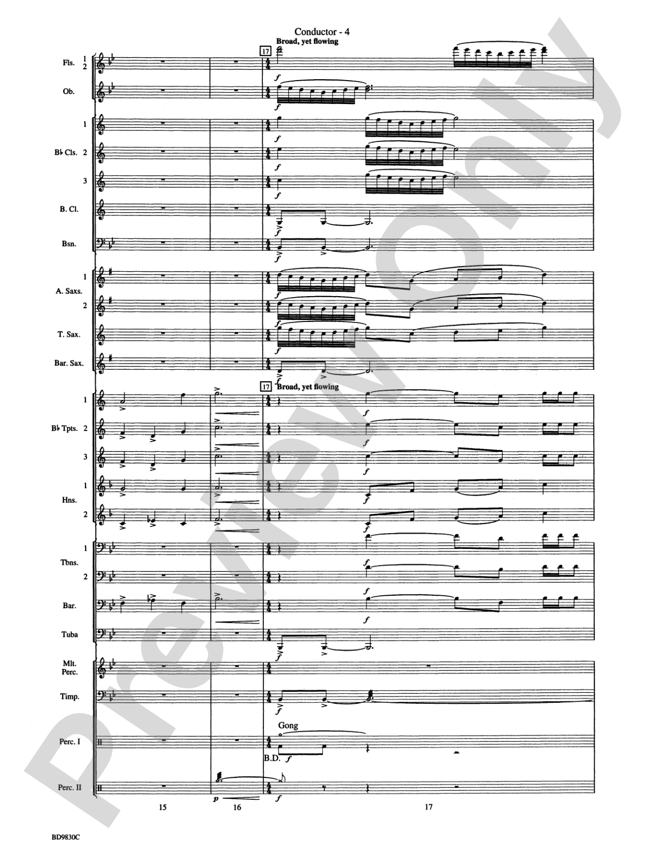 The Spirit of Orpheus (A Sinfonian Celebration): Concert Band Conductor Score & Parts