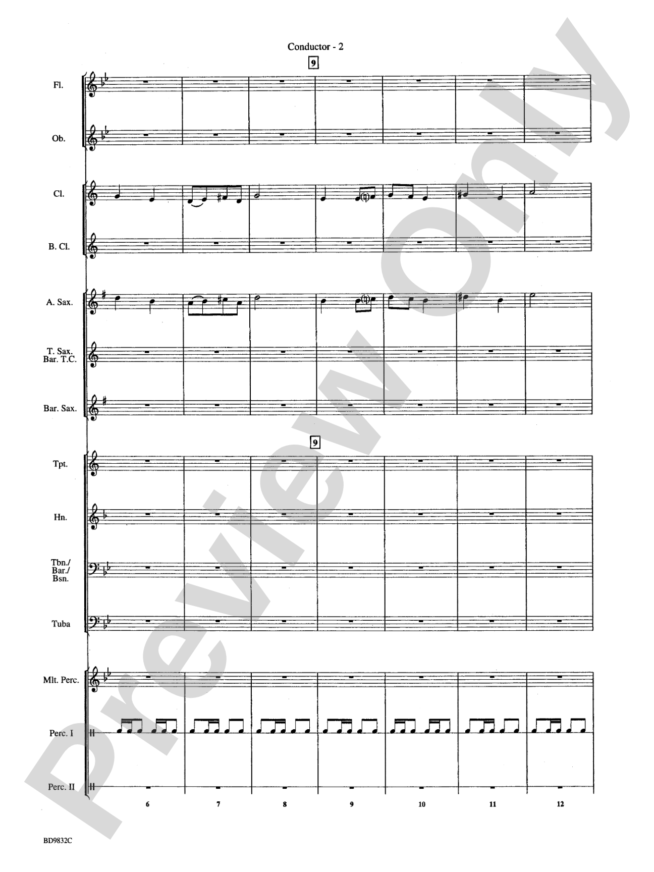 Freedom's March: Concert Band Conductor Score & Parts