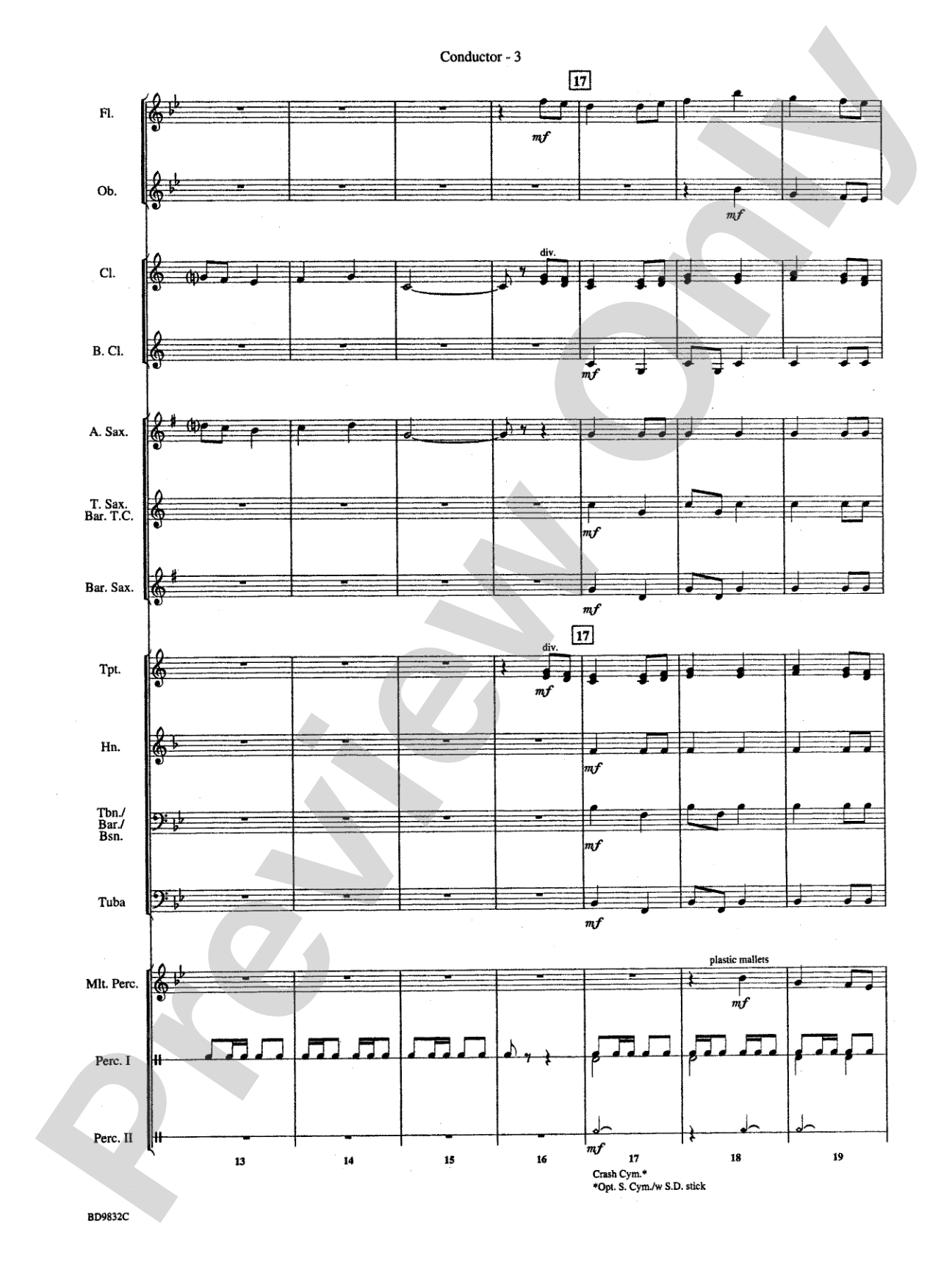 Freedom's March: Concert Band Conductor Score & Parts