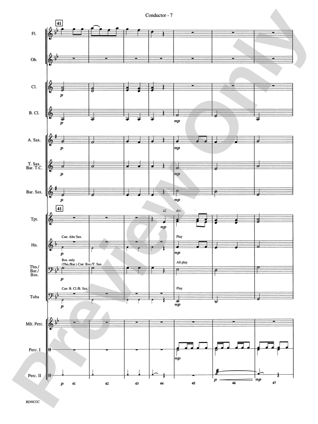 Freedom's March: Concert Band Conductor Score & Parts