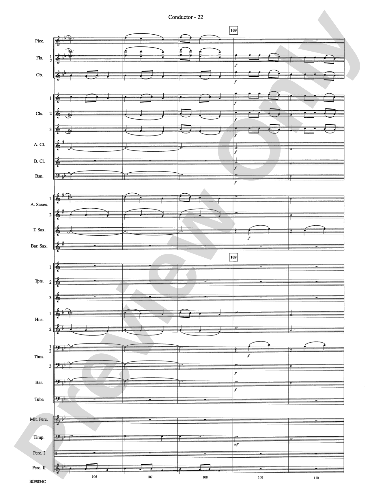 Fantasia for Christmas (based on "The Ukranian Bell Carol"): Concert Band Conductor Score & Parts