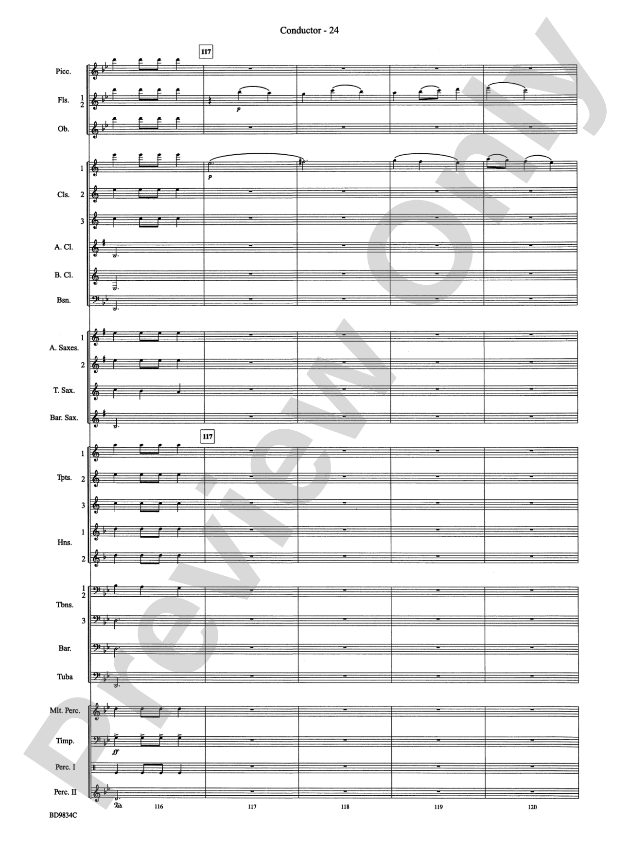 Fantasia for Christmas (based on "The Ukranian Bell Carol"): Concert Band Conductor Score & Parts