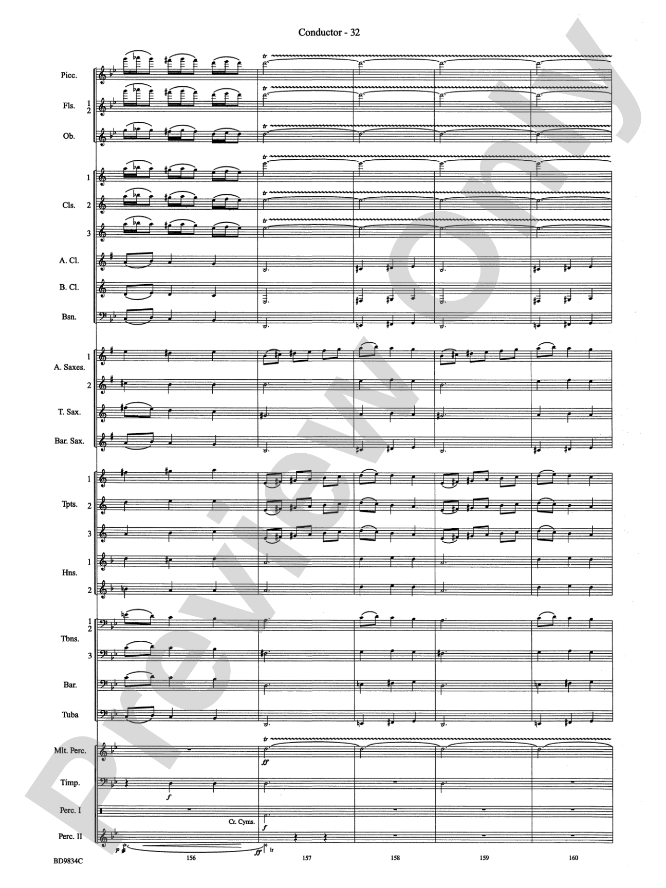 Fantasia for Christmas (based on "The Ukranian Bell Carol"): Concert Band Conductor Score & Parts