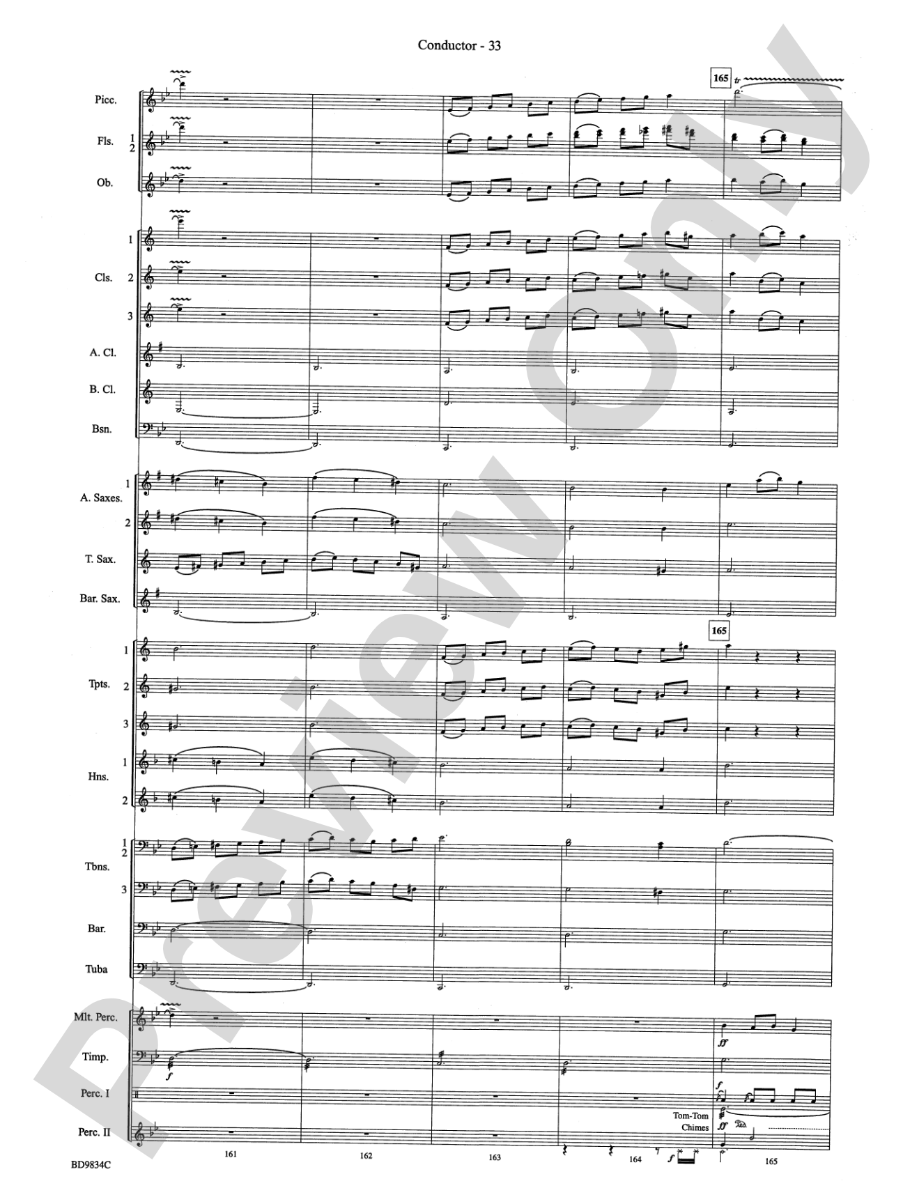 Fantasia for Christmas (based on "The Ukranian Bell Carol"): Concert Band Conductor Score & Parts