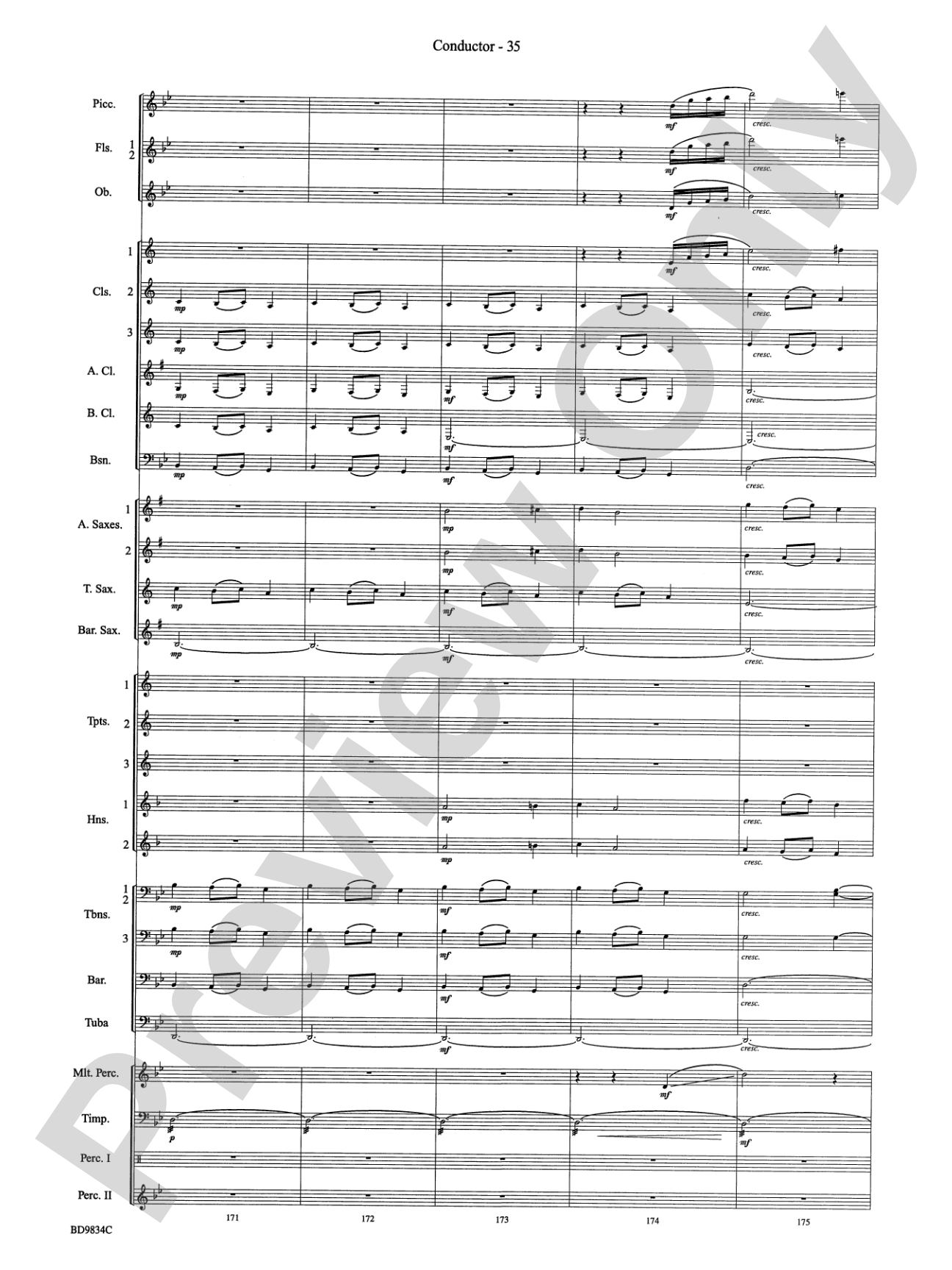Fantasia for Christmas (based on "The Ukranian Bell Carol"): Concert Band Conductor Score & Parts