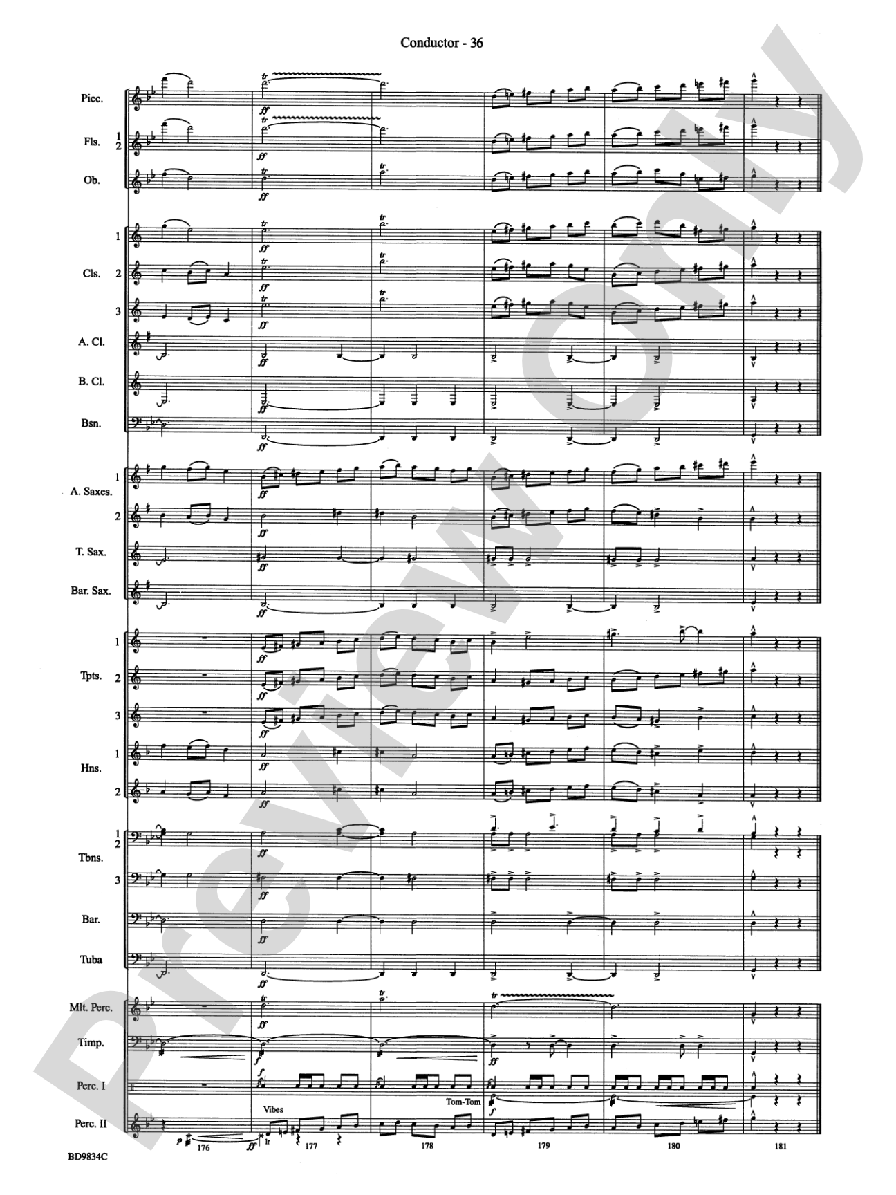 Fantasia for Christmas (based on "The Ukranian Bell Carol"): Concert Band Conductor Score & Parts