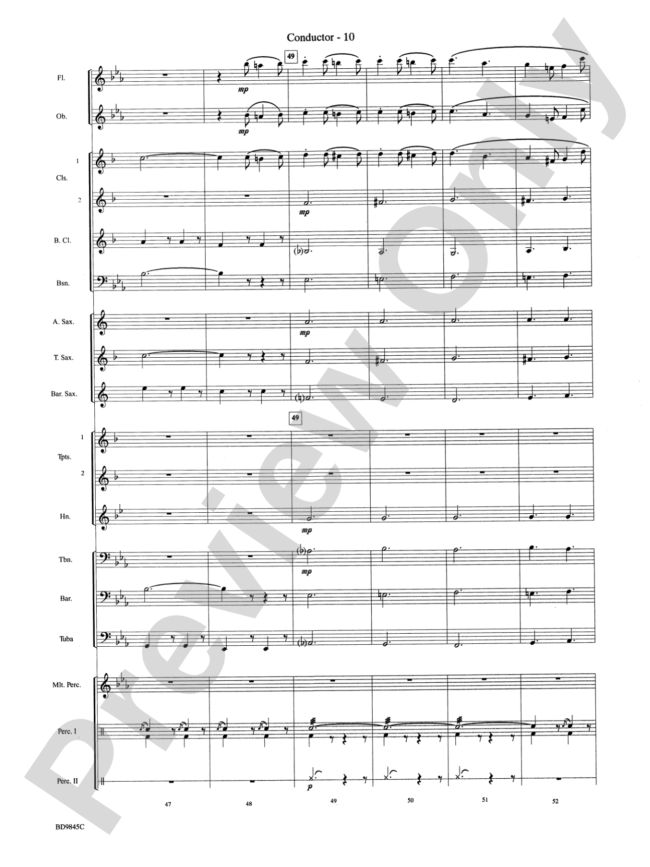 Washington Post: Concert Band Conductor Score & Parts
