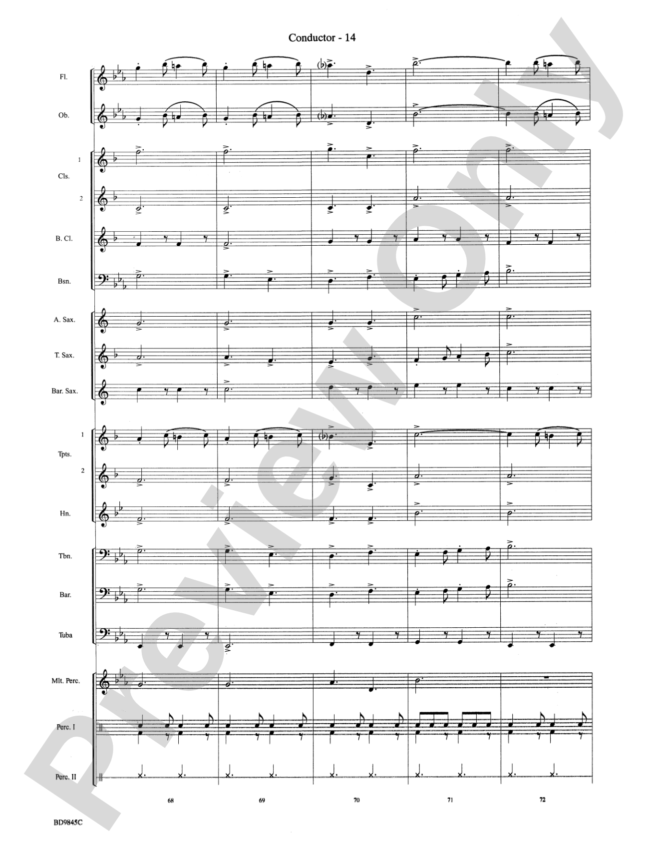 Washington Post: Concert Band Conductor Score & Parts