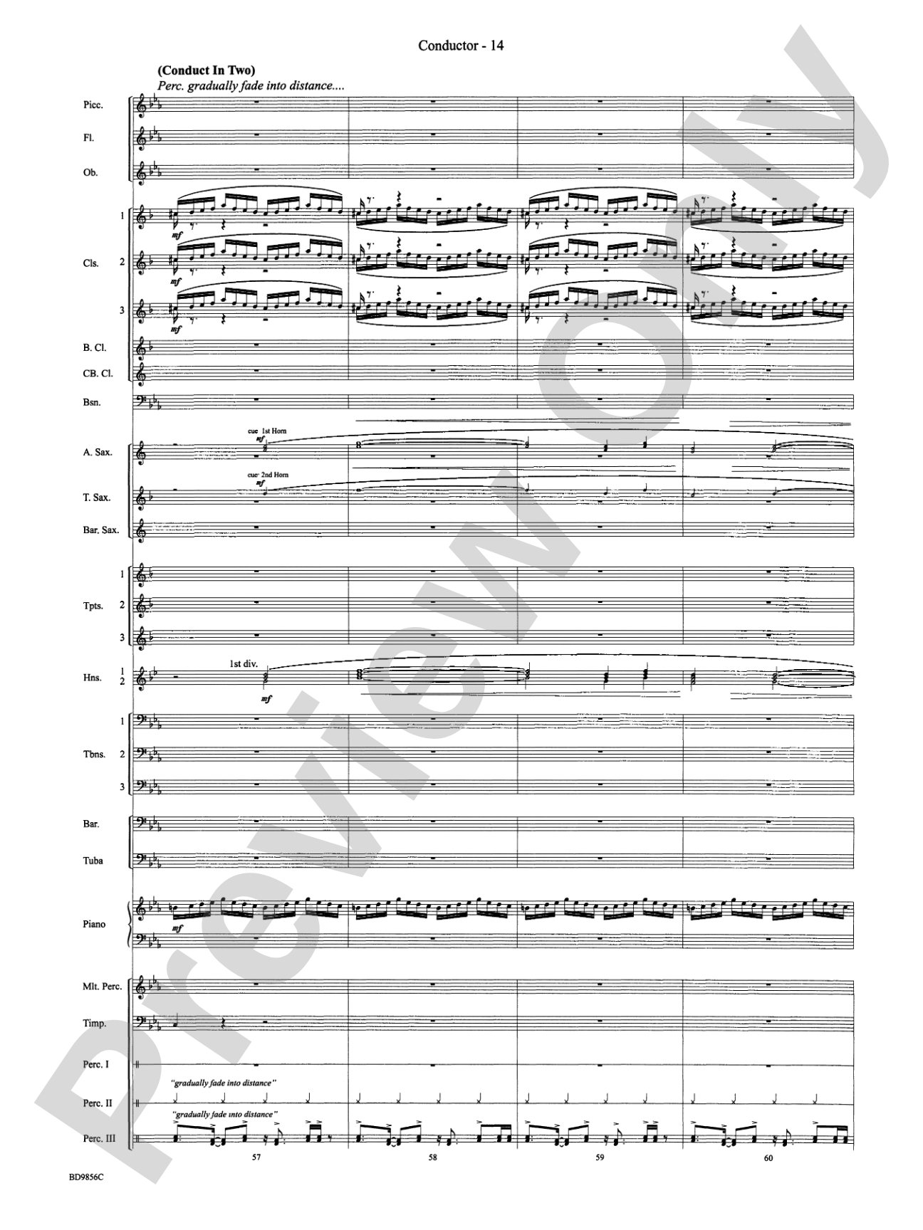 Songs of Earth, Water, Fire and Sky: Concert Band Conductor Score & Parts