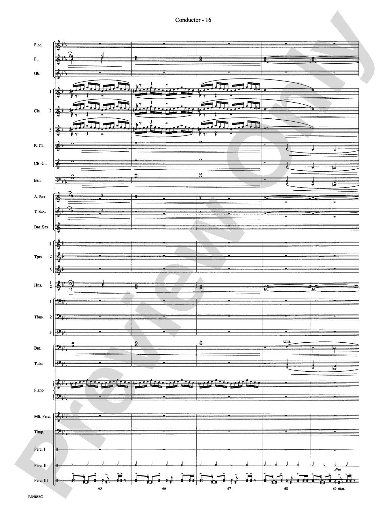 Songs of Earth, Water, Fire and Sky: Concert Band Conductor Score & Parts