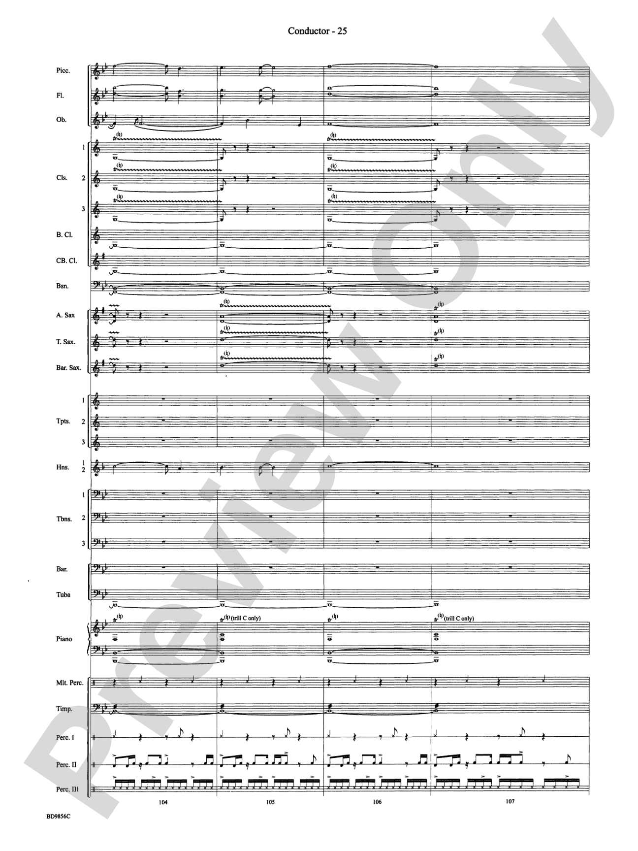 Songs of Earth, Water, Fire and Sky: Concert Band Conductor Score & Parts