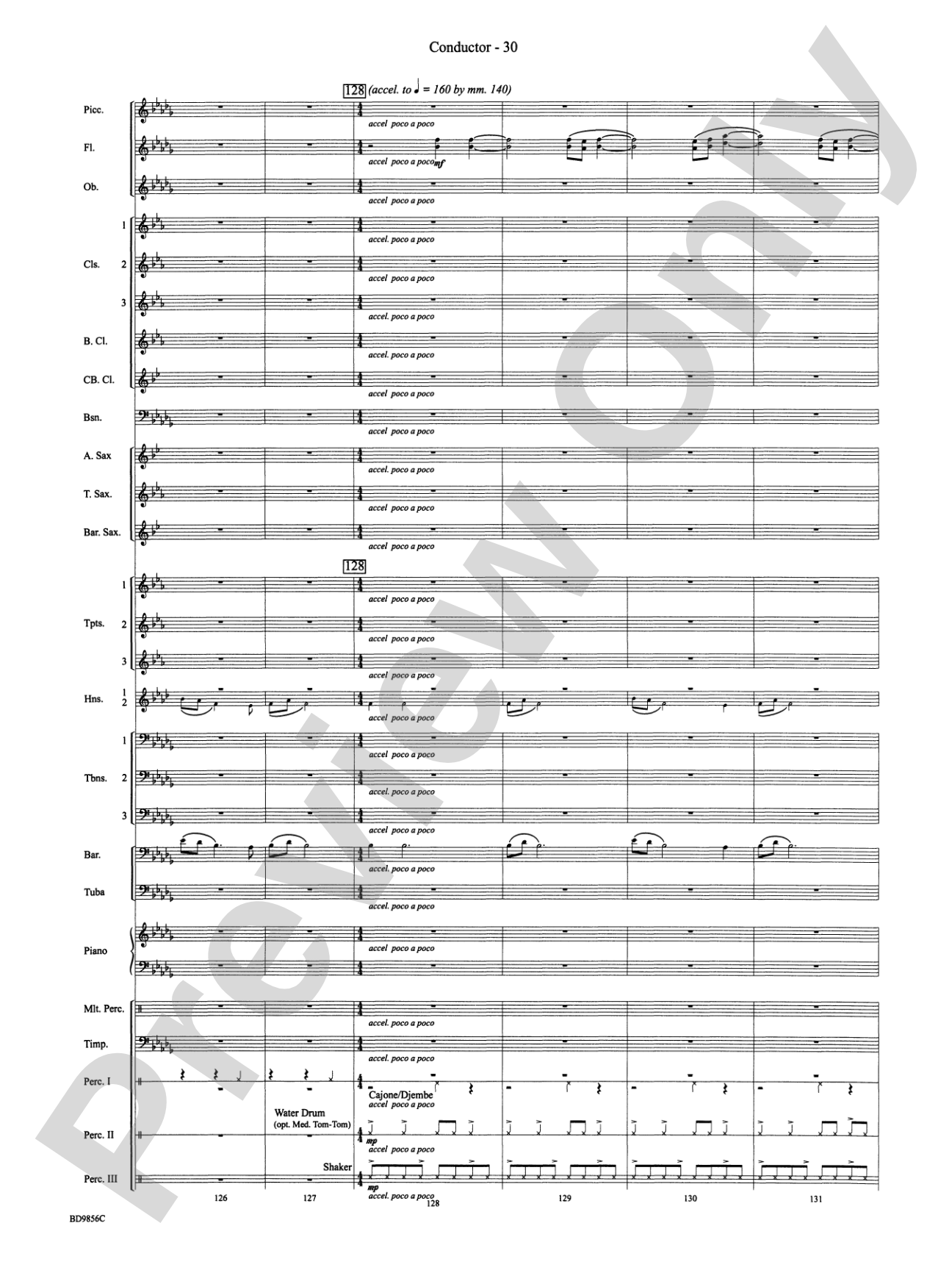 Songs of Earth, Water, Fire and Sky: Concert Band Conductor Score & Parts