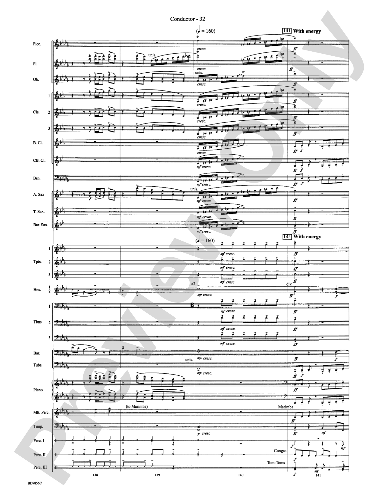 Songs of Earth, Water, Fire and Sky: Concert Band Conductor Score & Parts