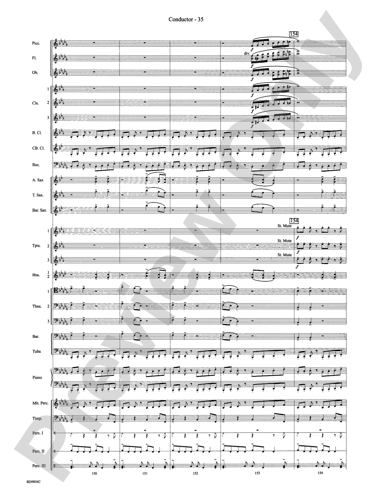 Songs of Earth, Water, Fire and Sky: Concert Band Conductor Score & Parts