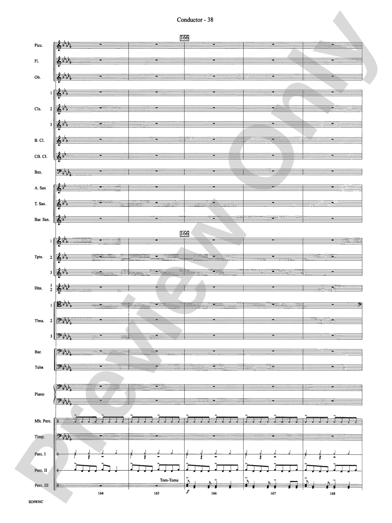Songs of Earth, Water, Fire and Sky: Concert Band Conductor Score & Parts