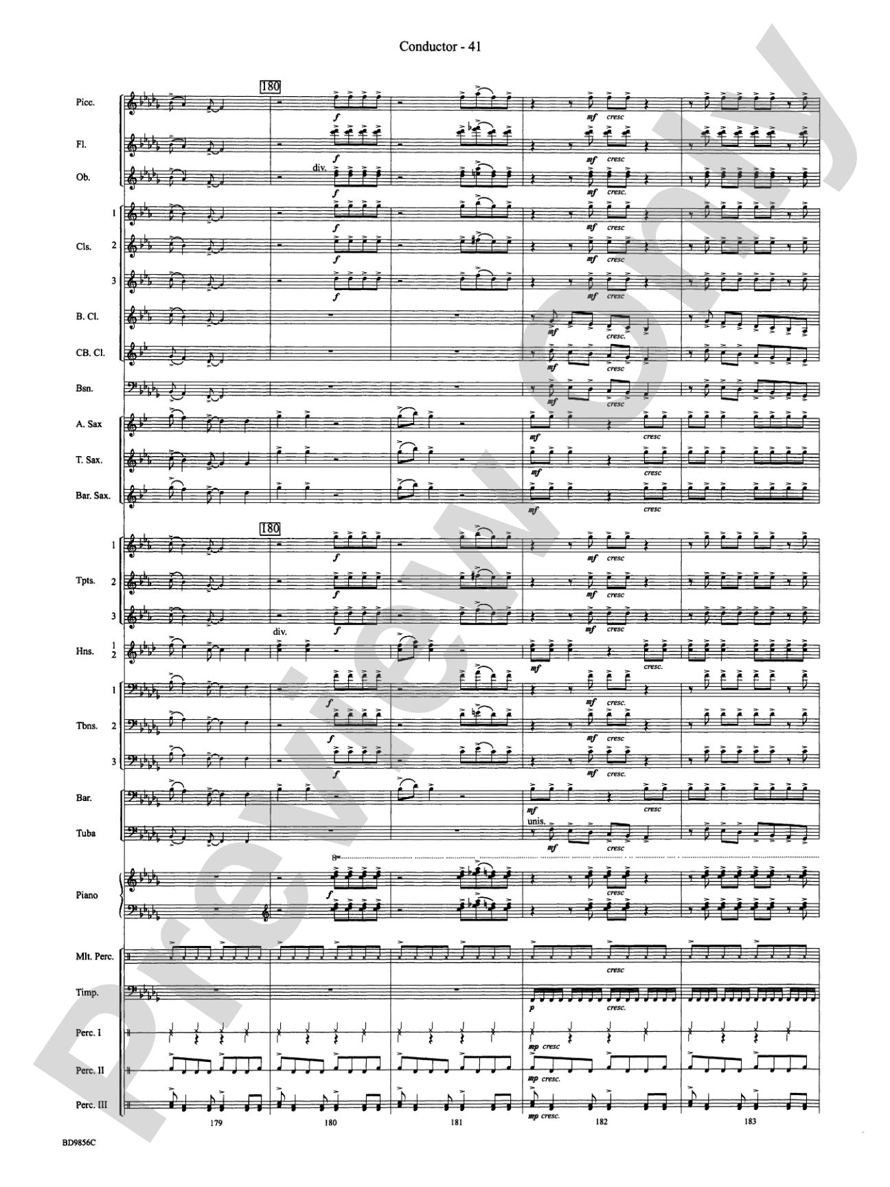 Songs of Earth, Water, Fire and Sky: Concert Band Conductor Score & Parts
