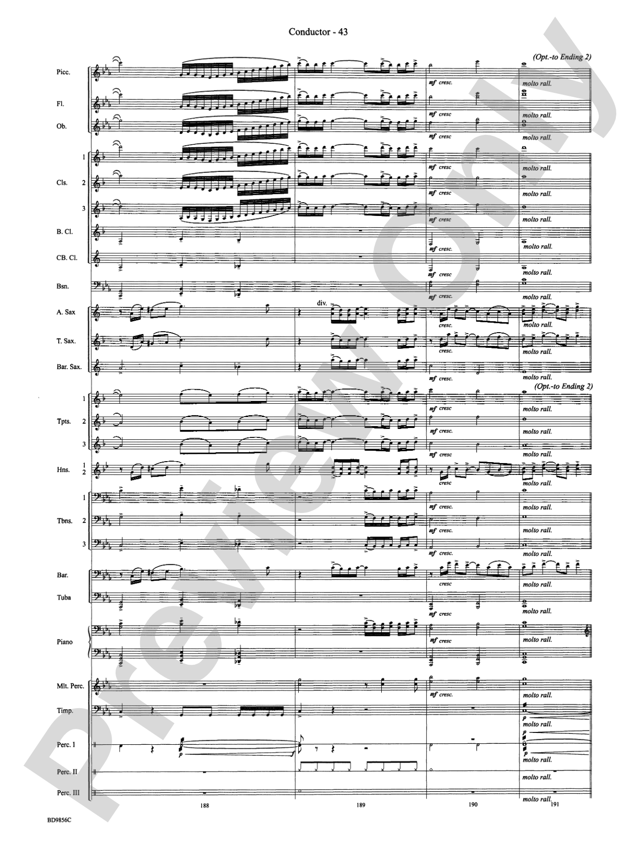 Songs of Earth, Water, Fire and Sky: Concert Band Conductor Score & Parts
