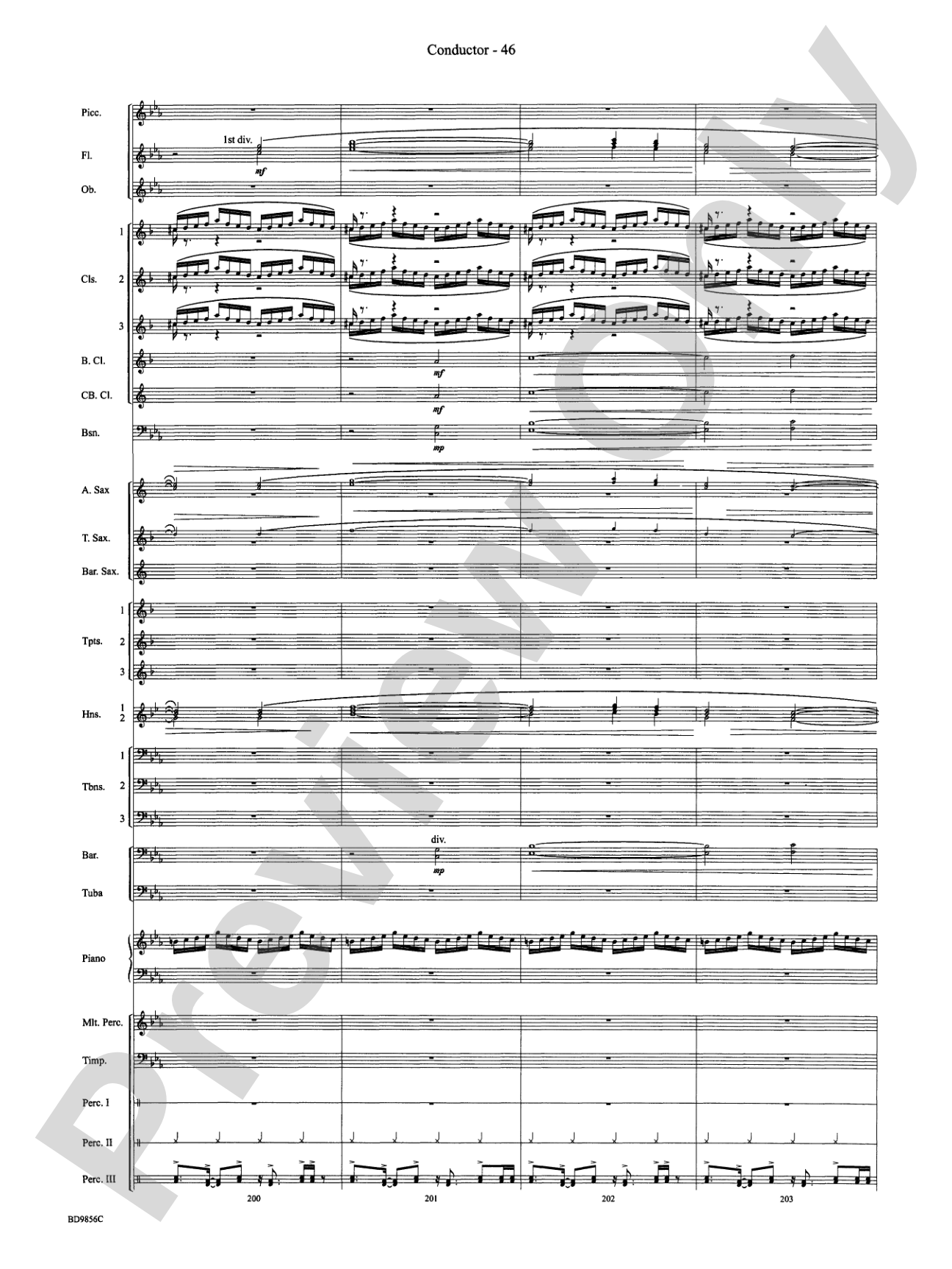 Songs of Earth, Water, Fire and Sky: Concert Band Conductor Score & Parts