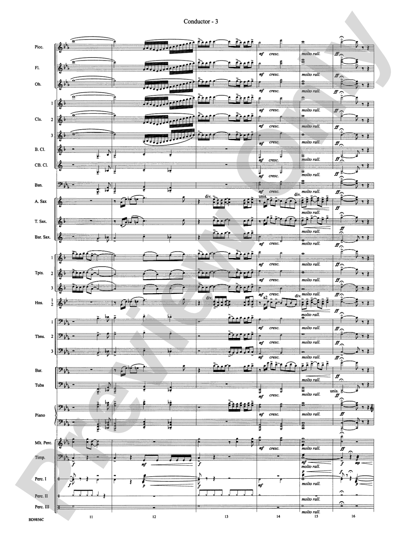 Songs of Earth, Water, Fire and Sky: Concert Band Conductor Score & Parts