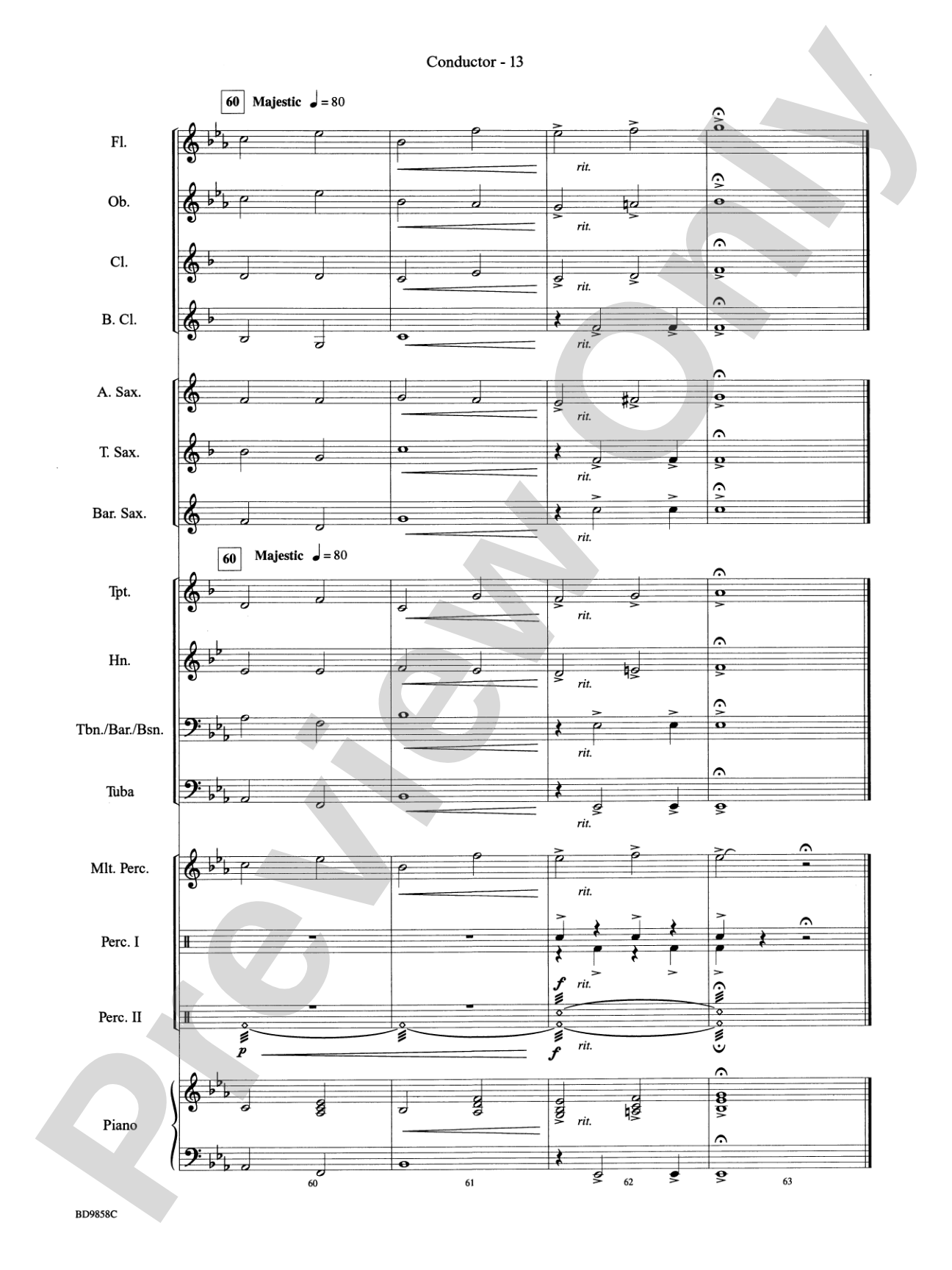The American Spirit: Concert Band Conductor Score & Parts