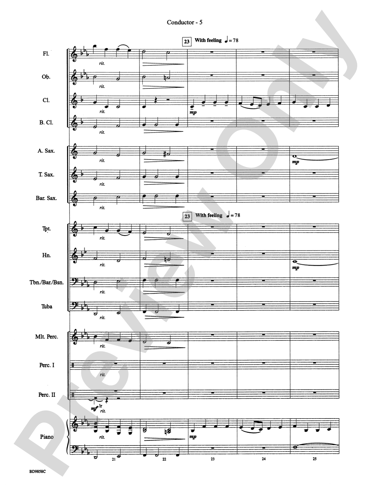 The American Spirit: Concert Band Conductor Score & Parts