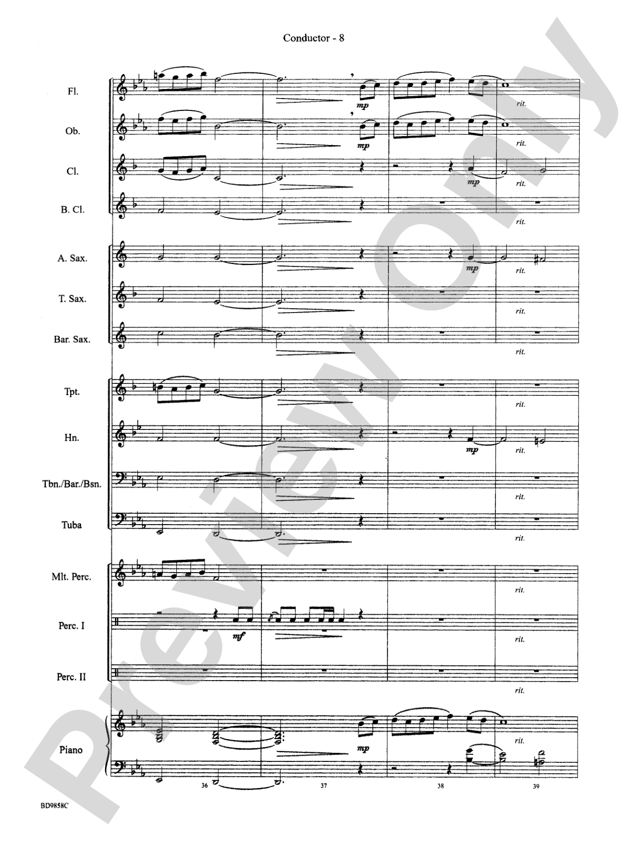 The American Spirit: Concert Band Conductor Score & Parts