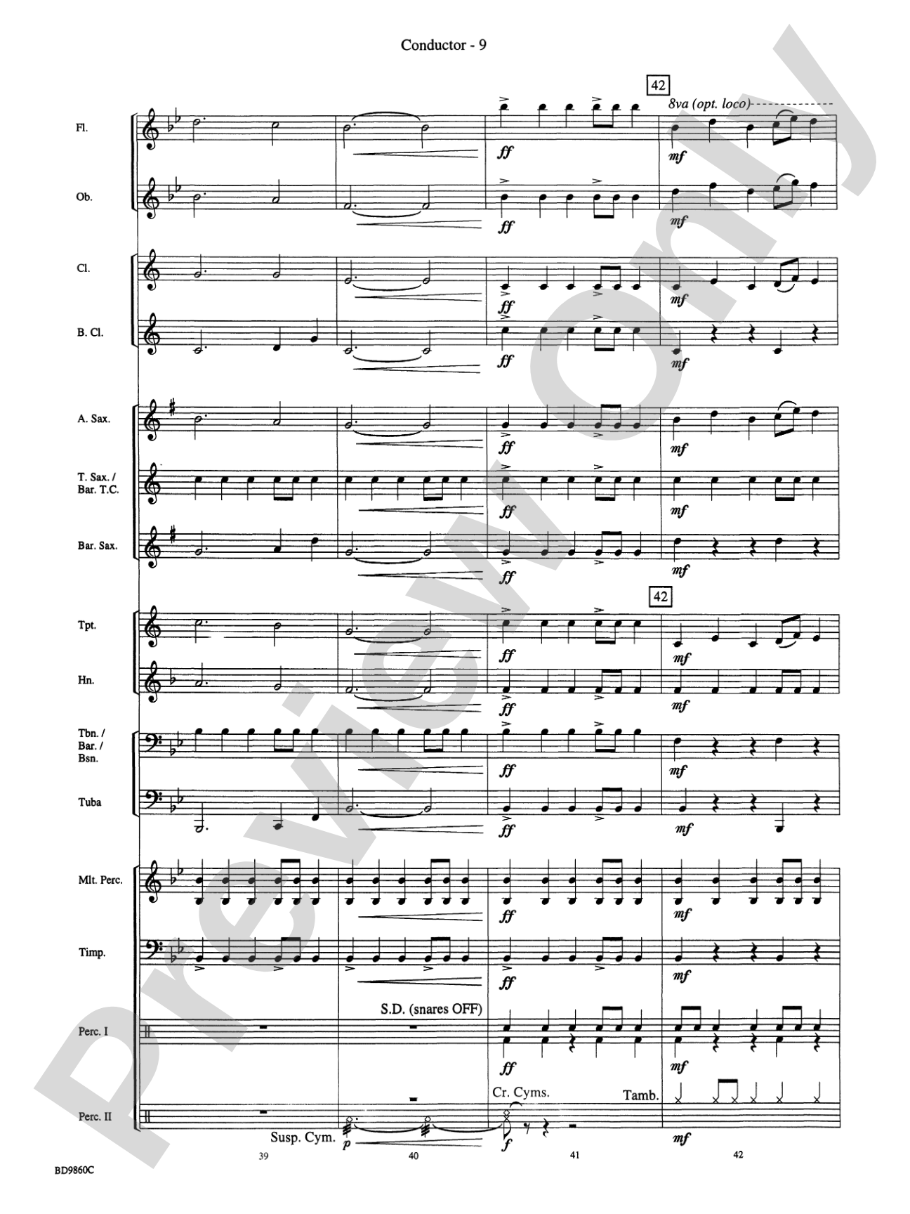Quintilian: Concert Band Conductor Score & Parts