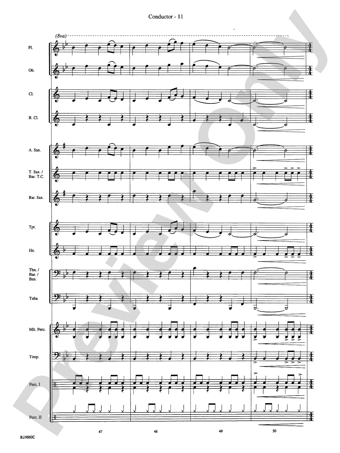 Quintilian: Concert Band Conductor Score & Parts