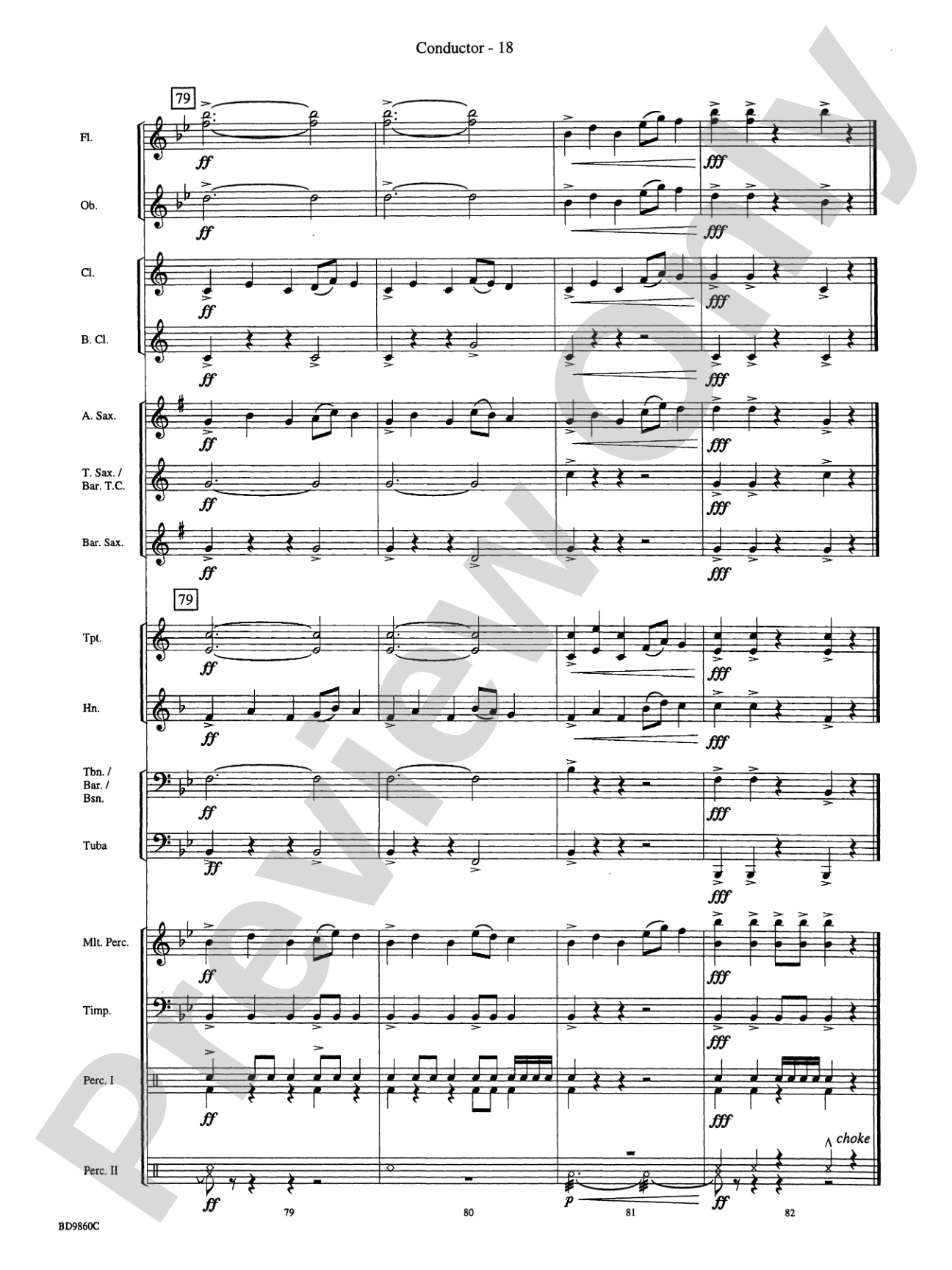 Quintilian: Concert Band Conductor Score & Parts