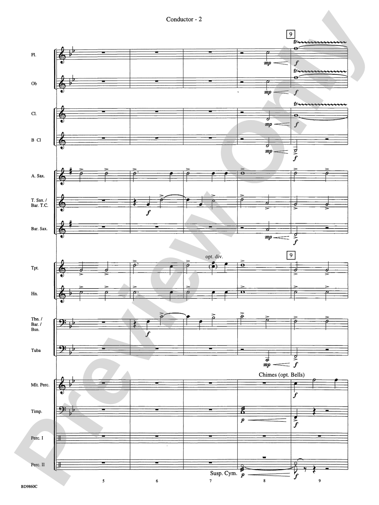 Quintilian: Concert Band Conductor Score & Parts