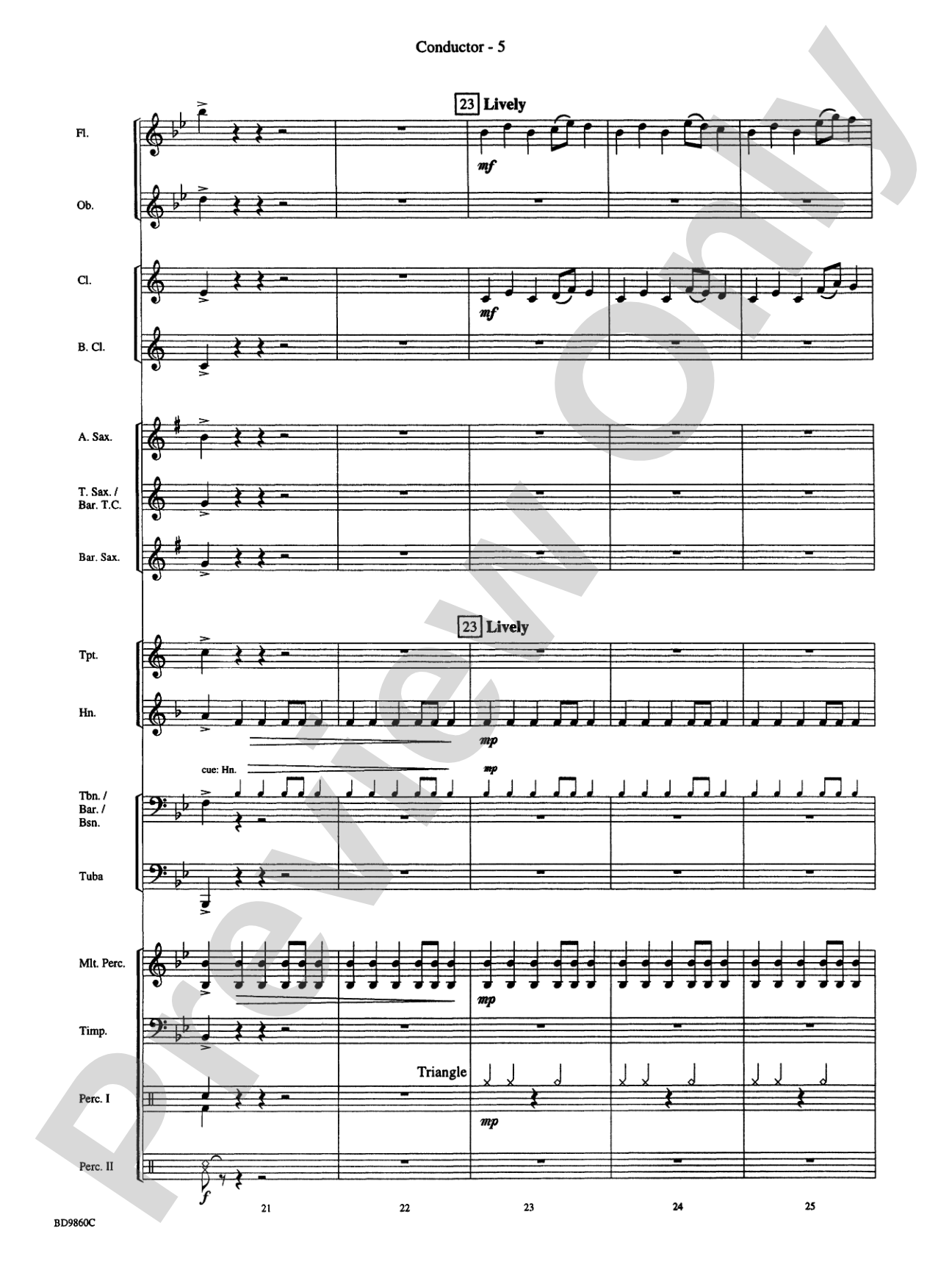 Quintilian: Concert Band Conductor Score & Parts