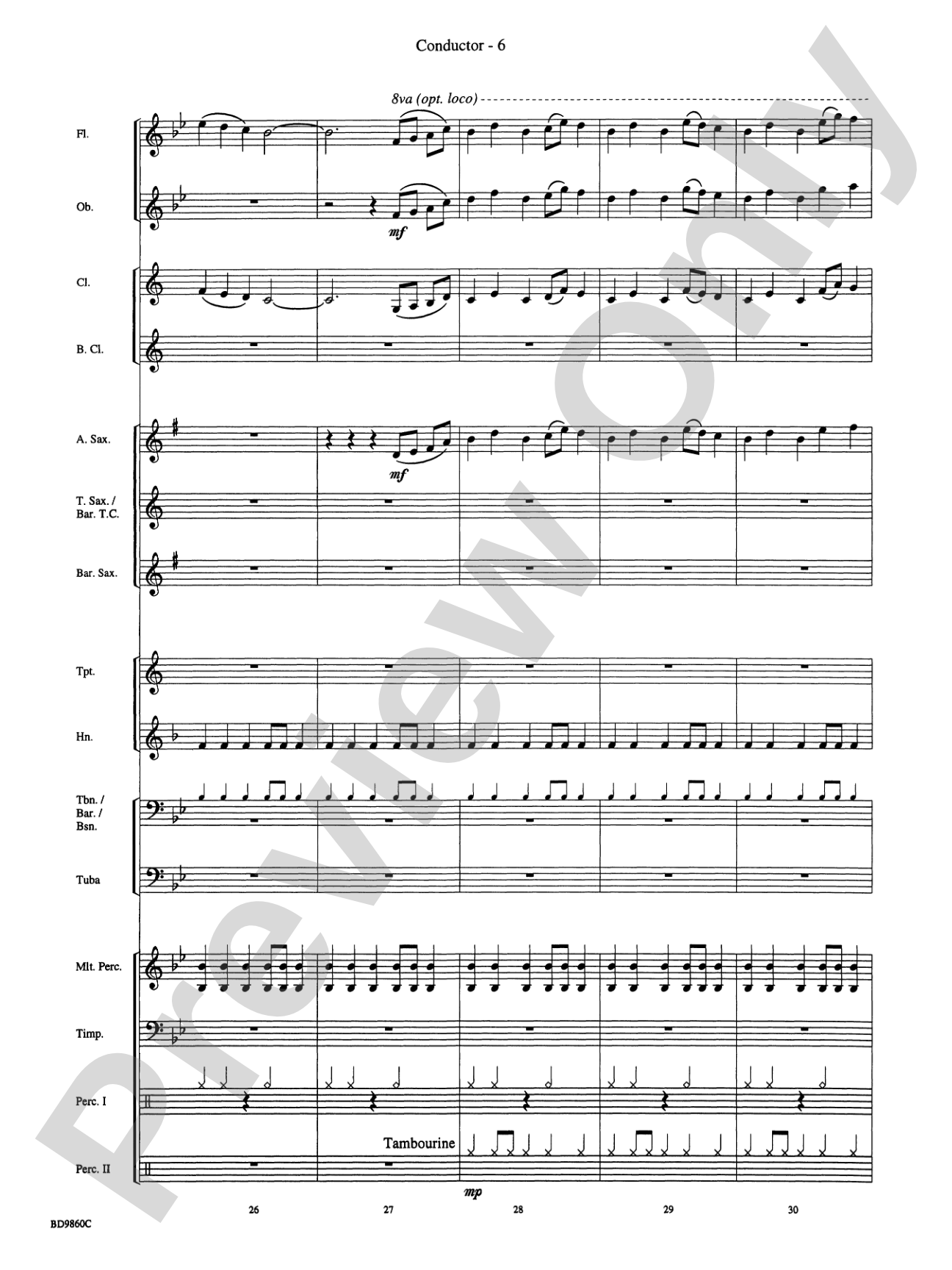 Quintilian: Concert Band Conductor Score & Parts