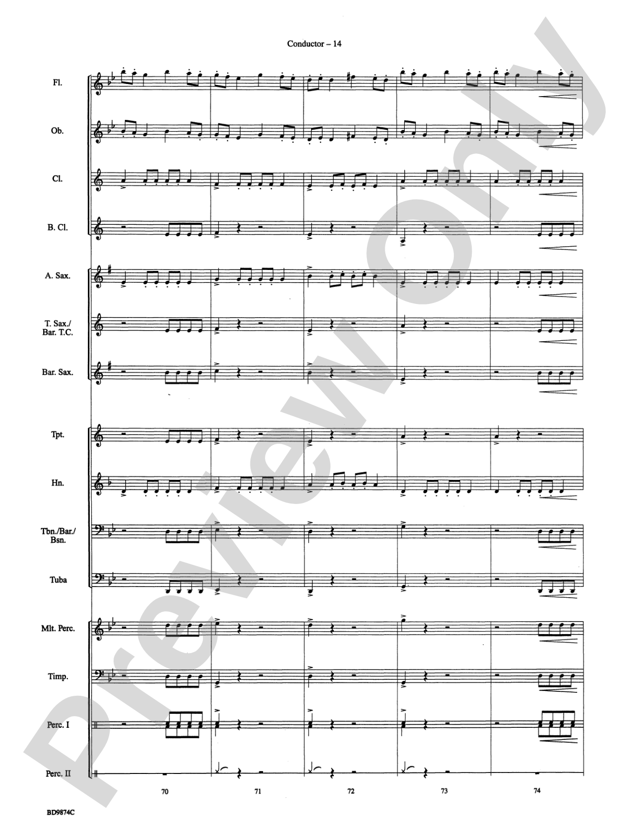 Variant on an Old English Carol: Score