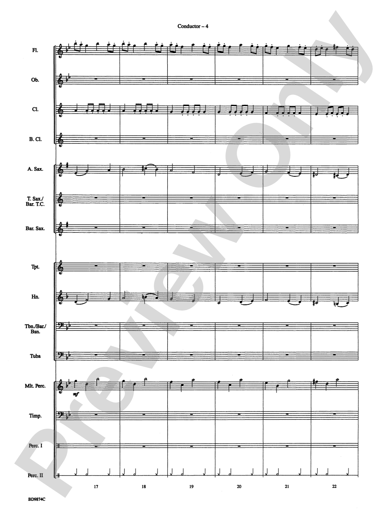 Variant on an Old English Carol: Score