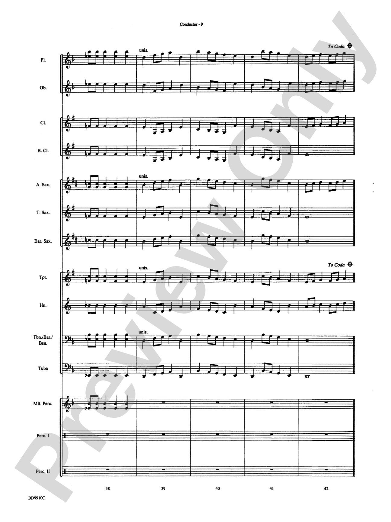 Voodoo Dance: Concert Band Conductor Score & Parts