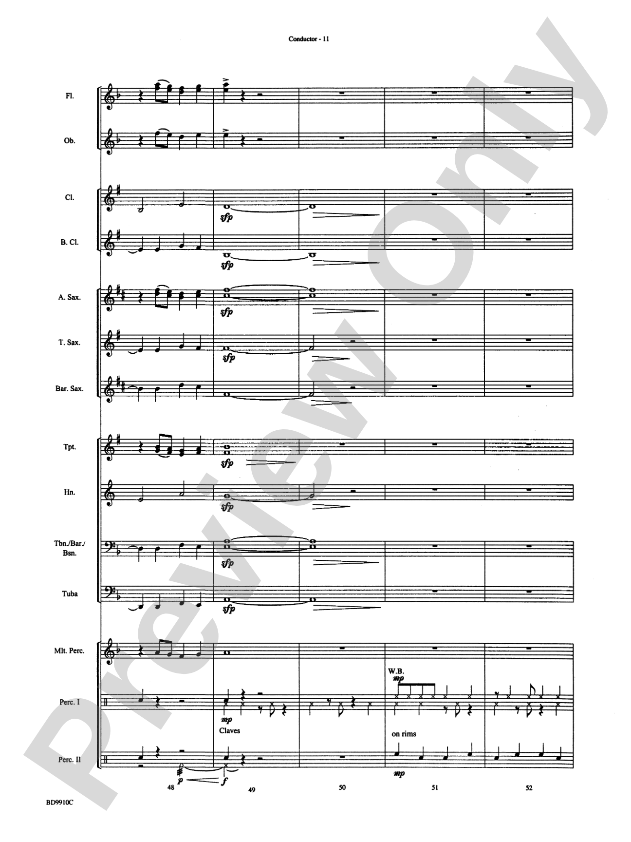 Voodoo Dance: Concert Band Conductor Score & Parts