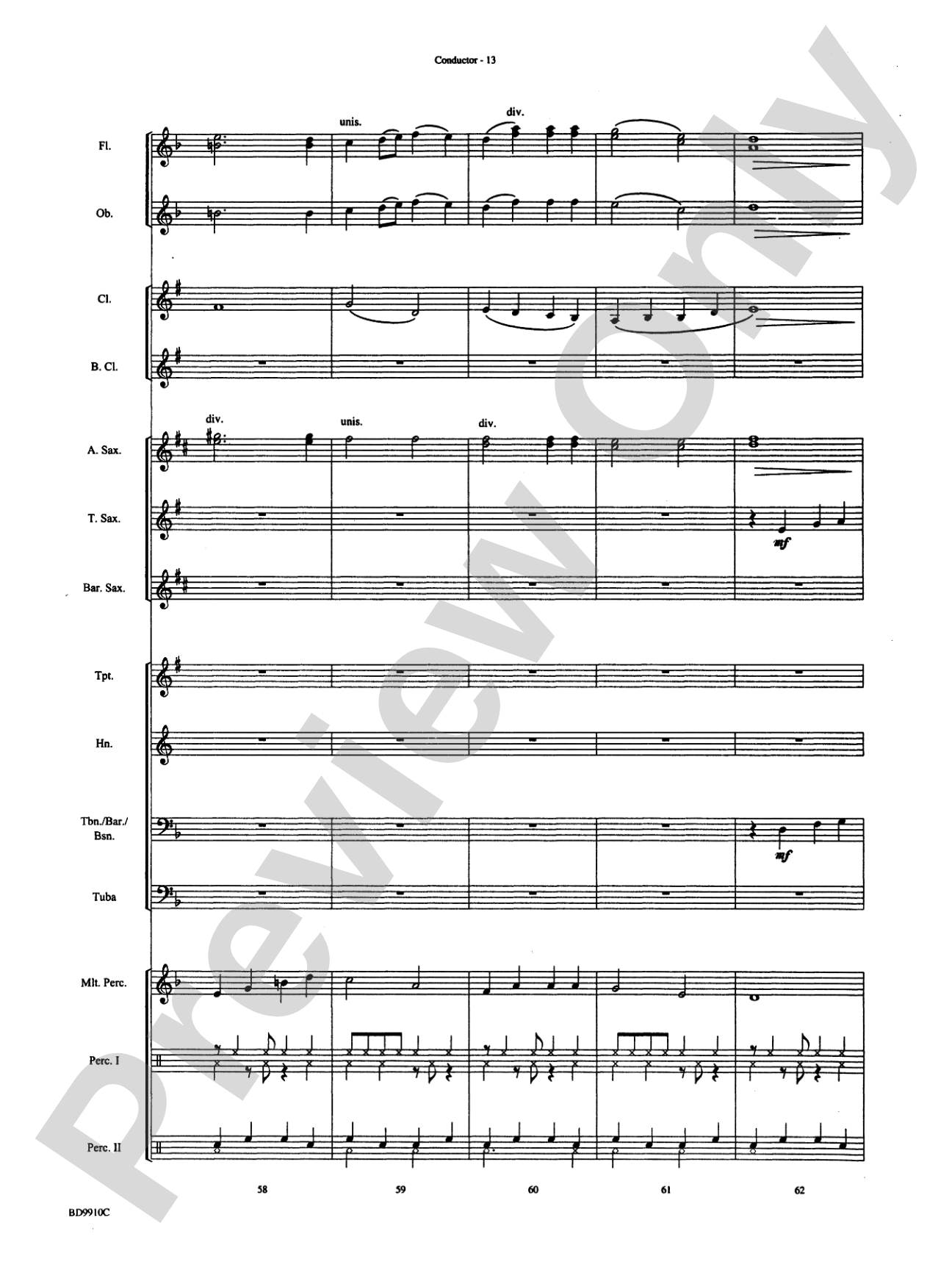 Voodoo Dance: Concert Band Conductor Score & Parts