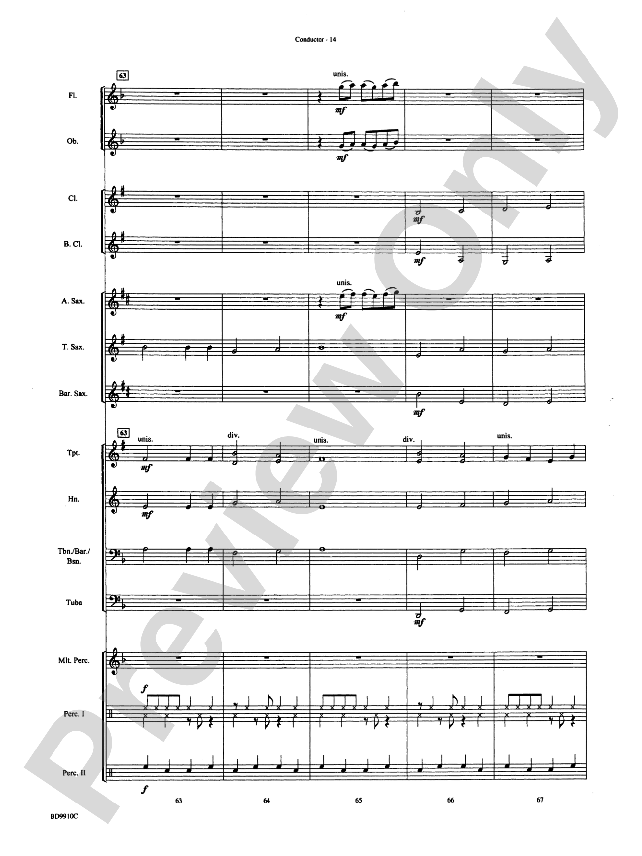 Voodoo Dance: Concert Band Conductor Score & Parts