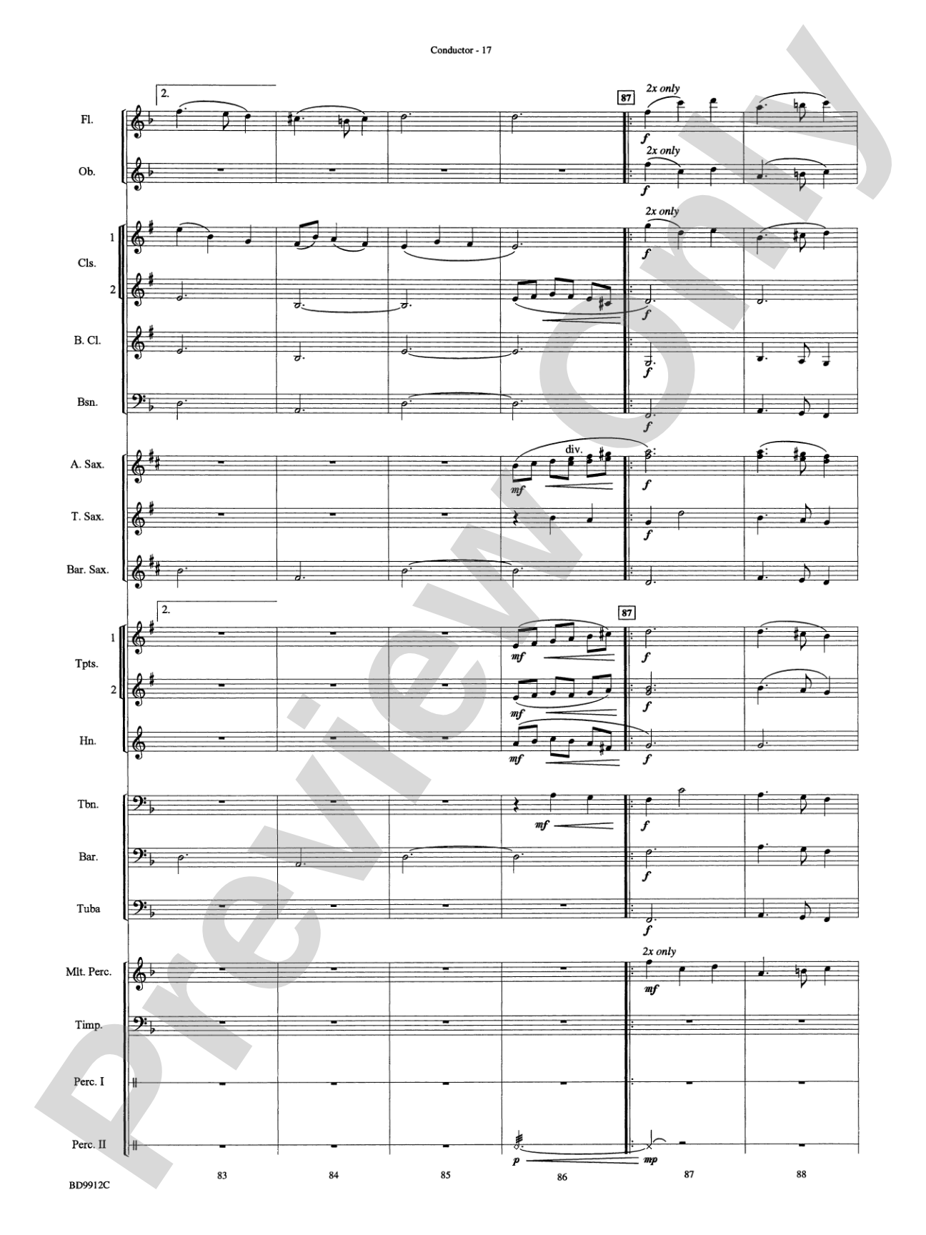 Christmas Collection: Concert Band Conductor Score & Parts