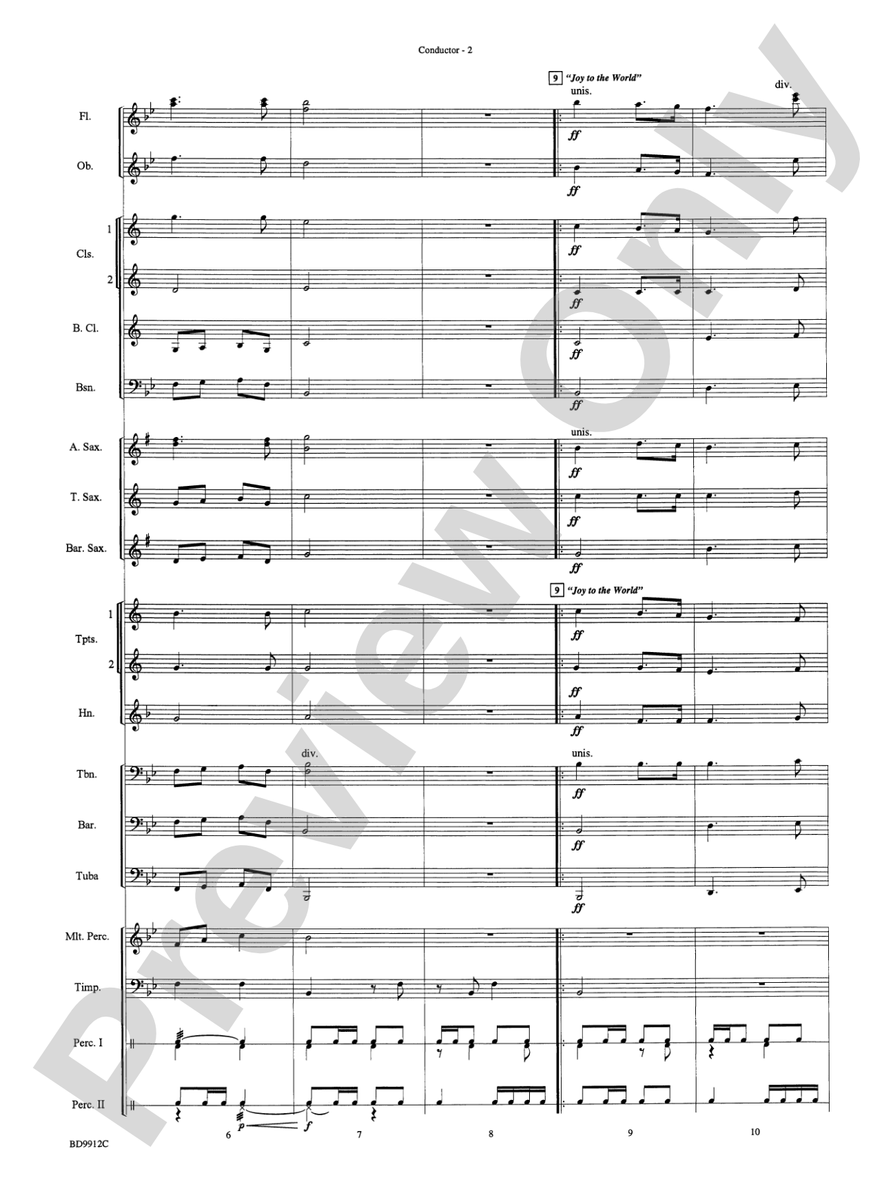 Christmas Collection: Concert Band Conductor Score & Parts