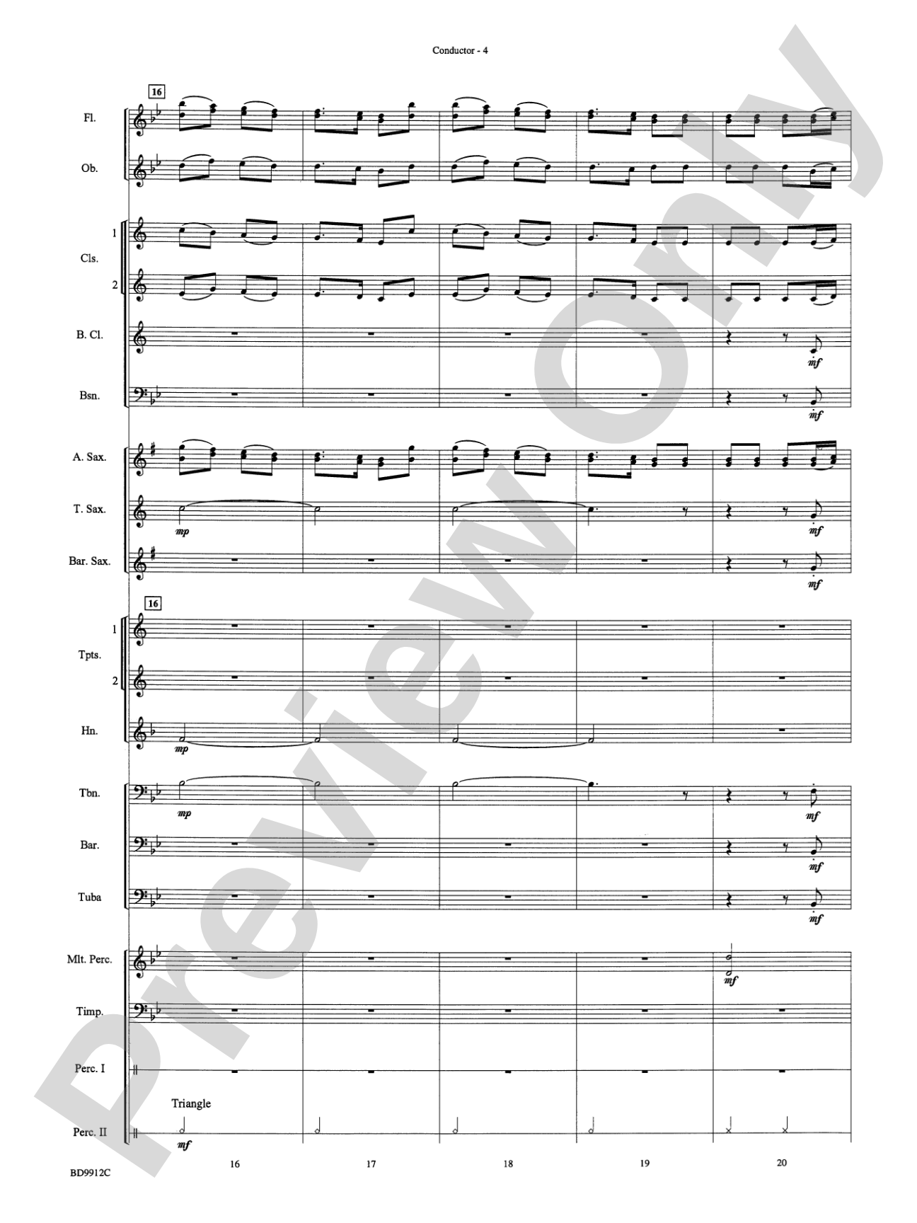 Christmas Collection: Concert Band Conductor Score & Parts