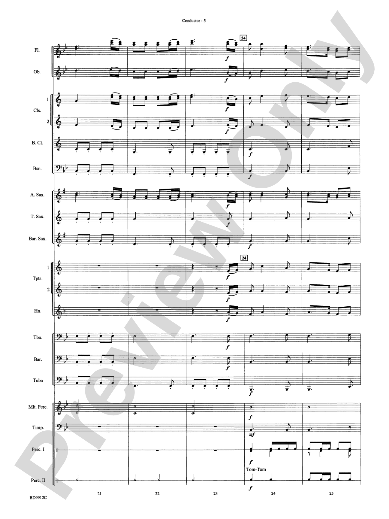 Christmas Collection: Concert Band Conductor Score & Parts