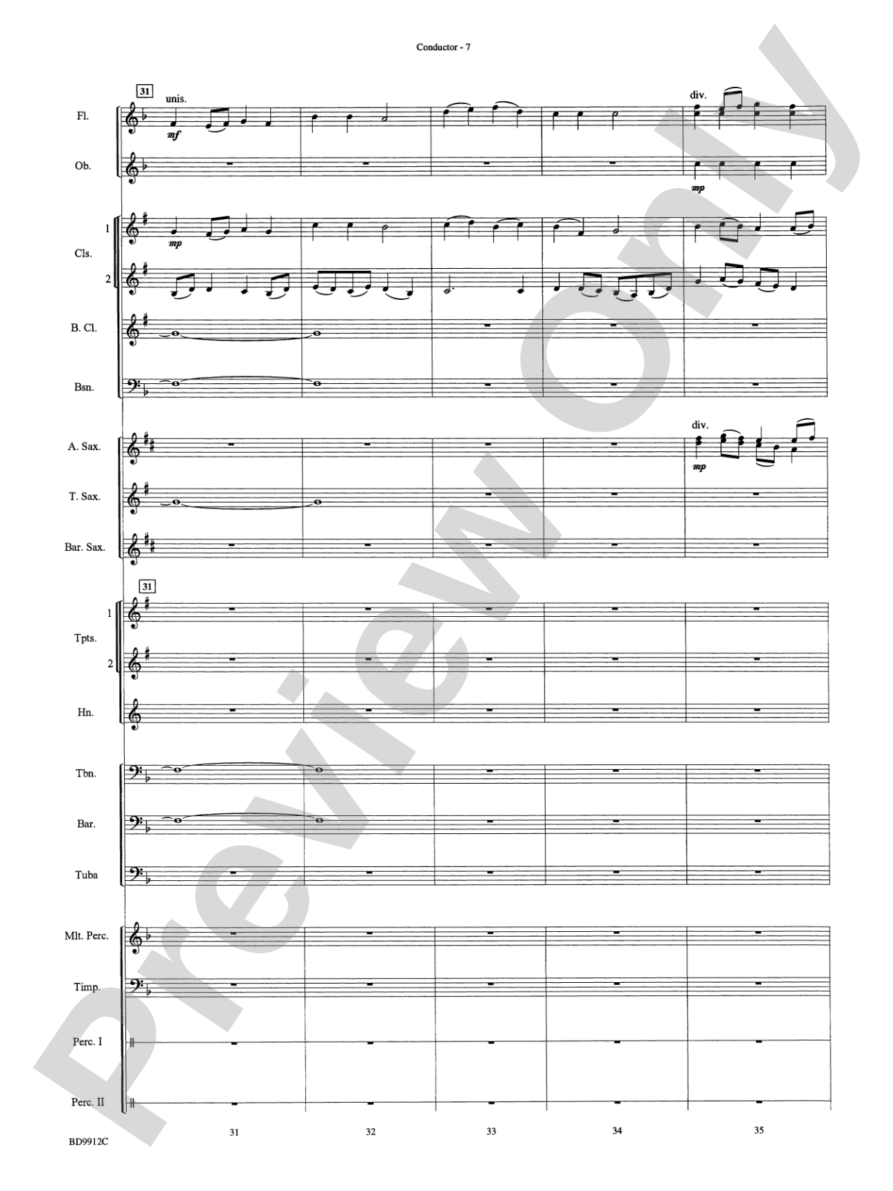 Christmas Collection: Concert Band Conductor Score & Parts