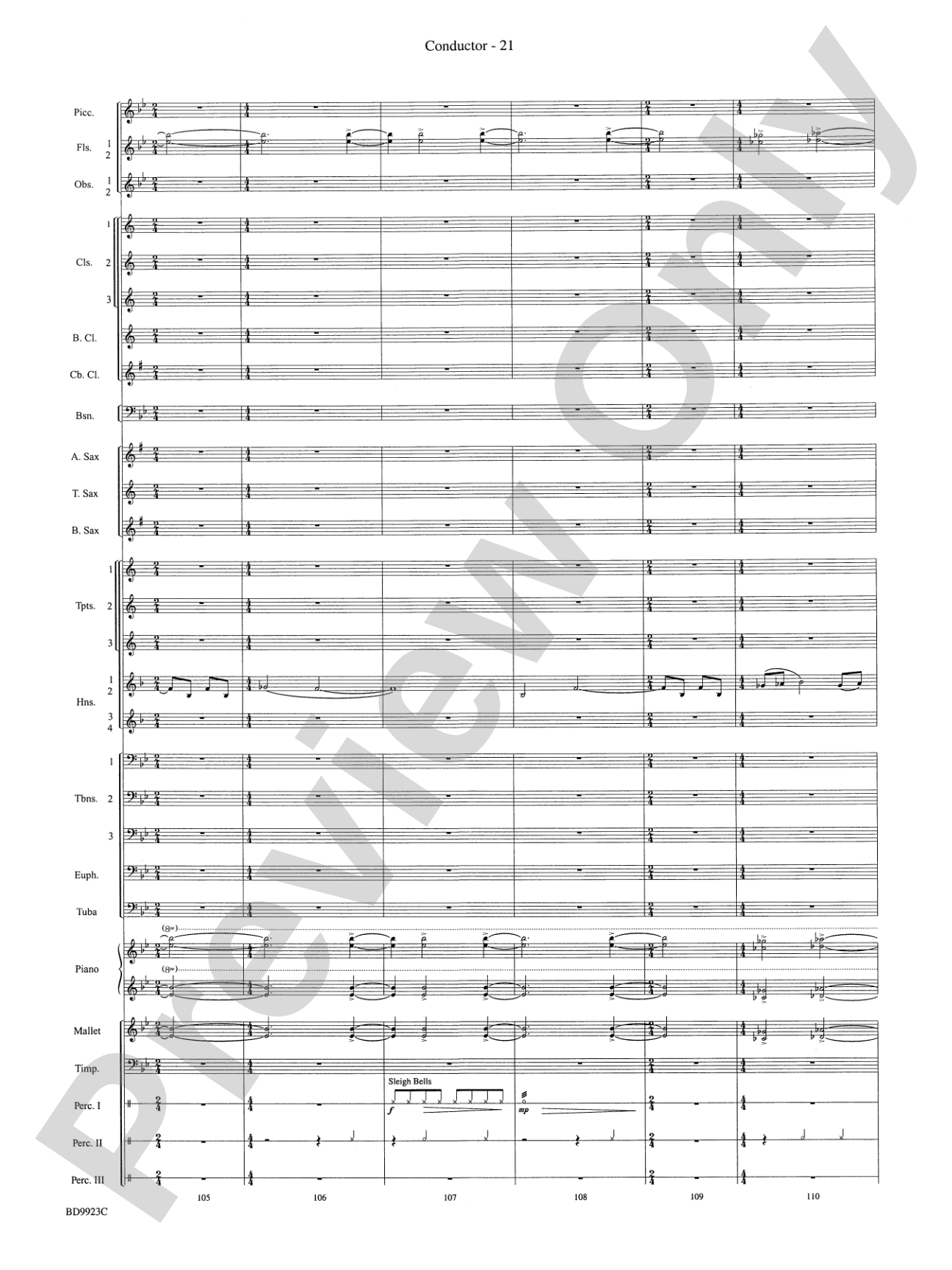 The Winds of Poseidon (from The Odyssey (Symphony No. 2)): Concert Band Conductor Score & Parts