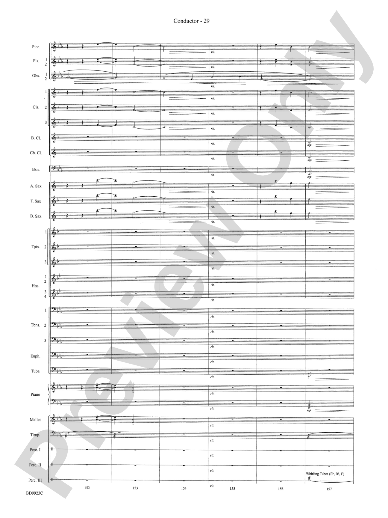 The Winds of Poseidon (from The Odyssey (Symphony No. 2)): Concert Band Conductor Score & Parts